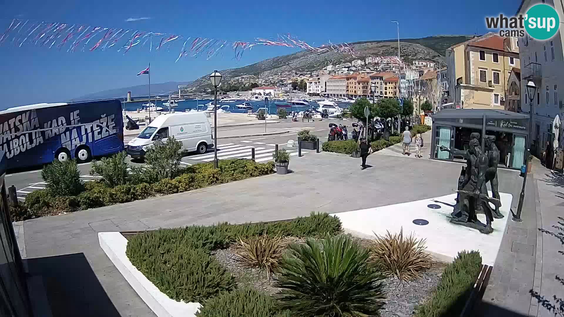 Live-Webcam Senj Riva – direkt am Meer – Kroatien