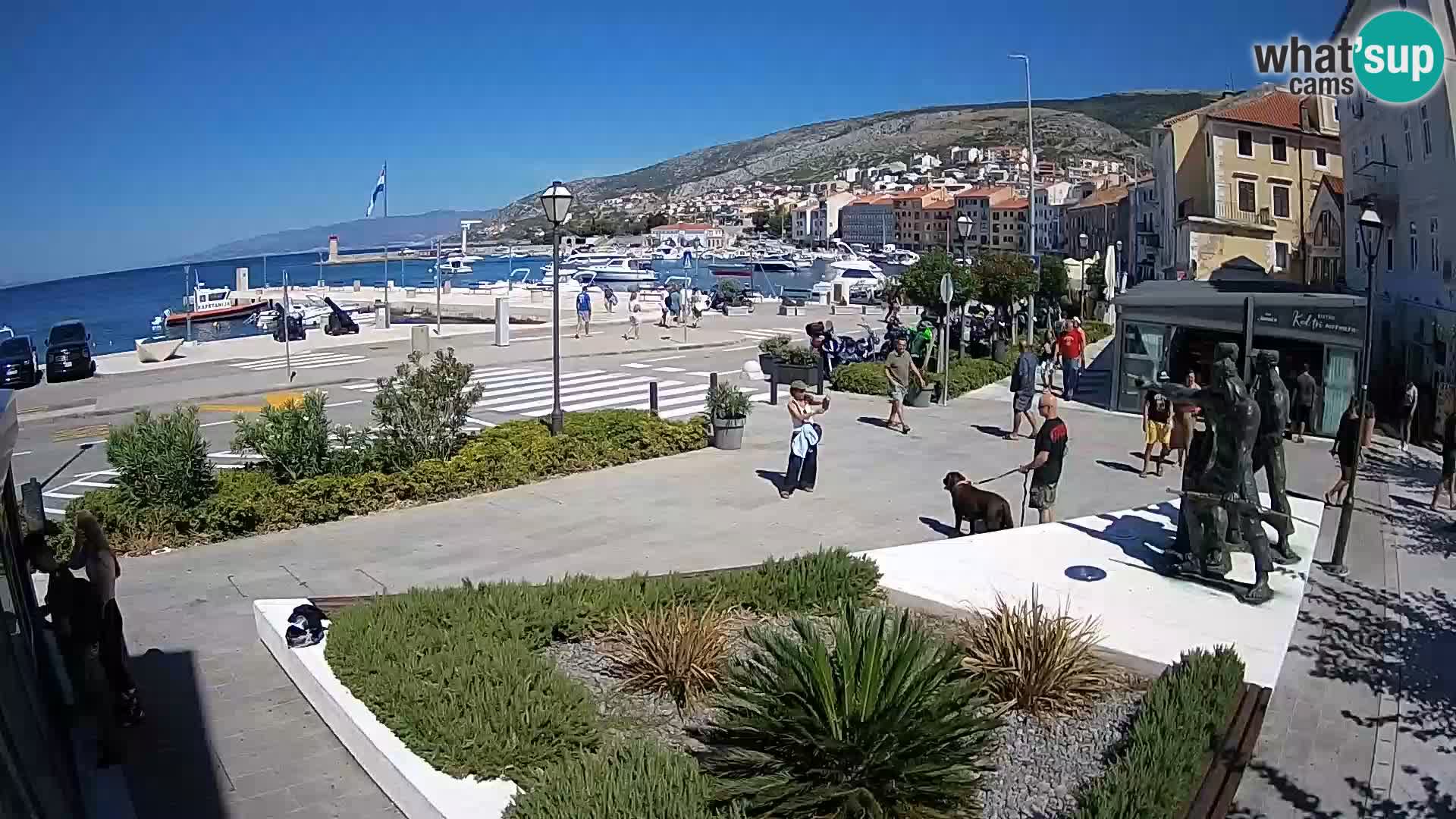 Live-Webcam Senj Riva – direkt am Meer – Kroatien