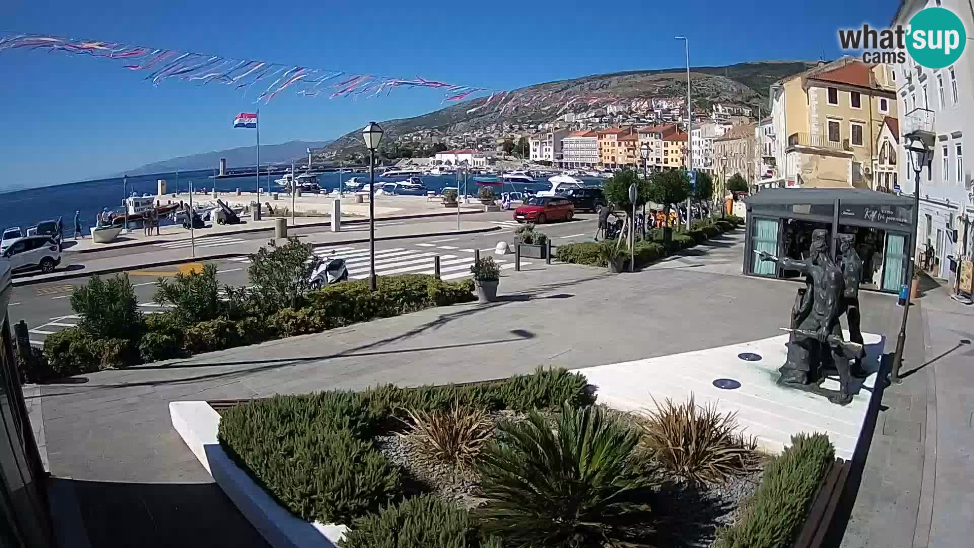 Live webcam Senj riva – seafront – Croatia