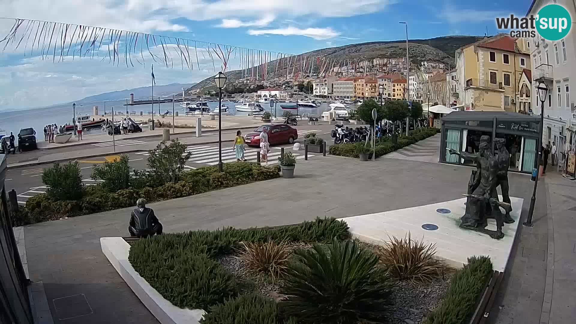 Spletna kamera v živo Senj riva – Hrvaška