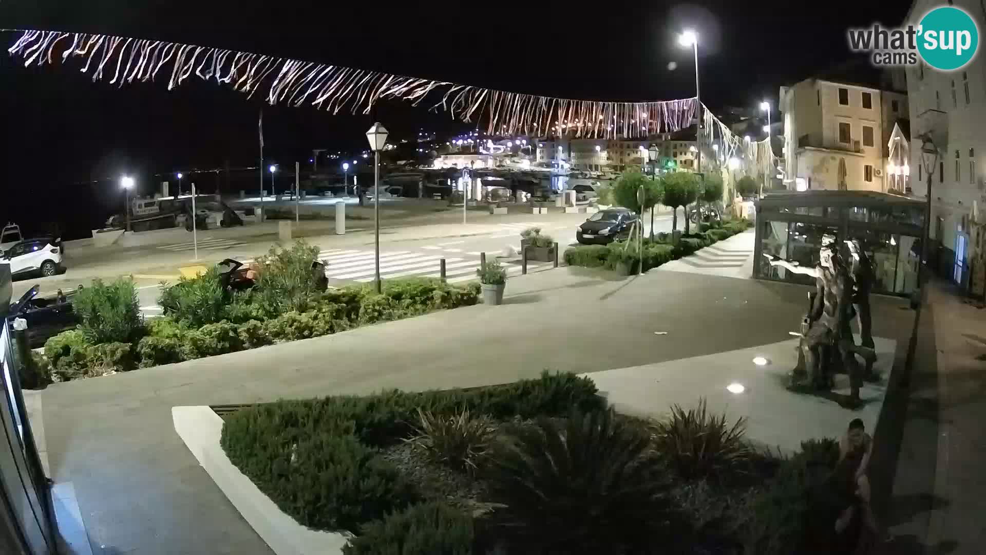 Live-Webcam Senj Riva – direkt am Meer – Kroatien