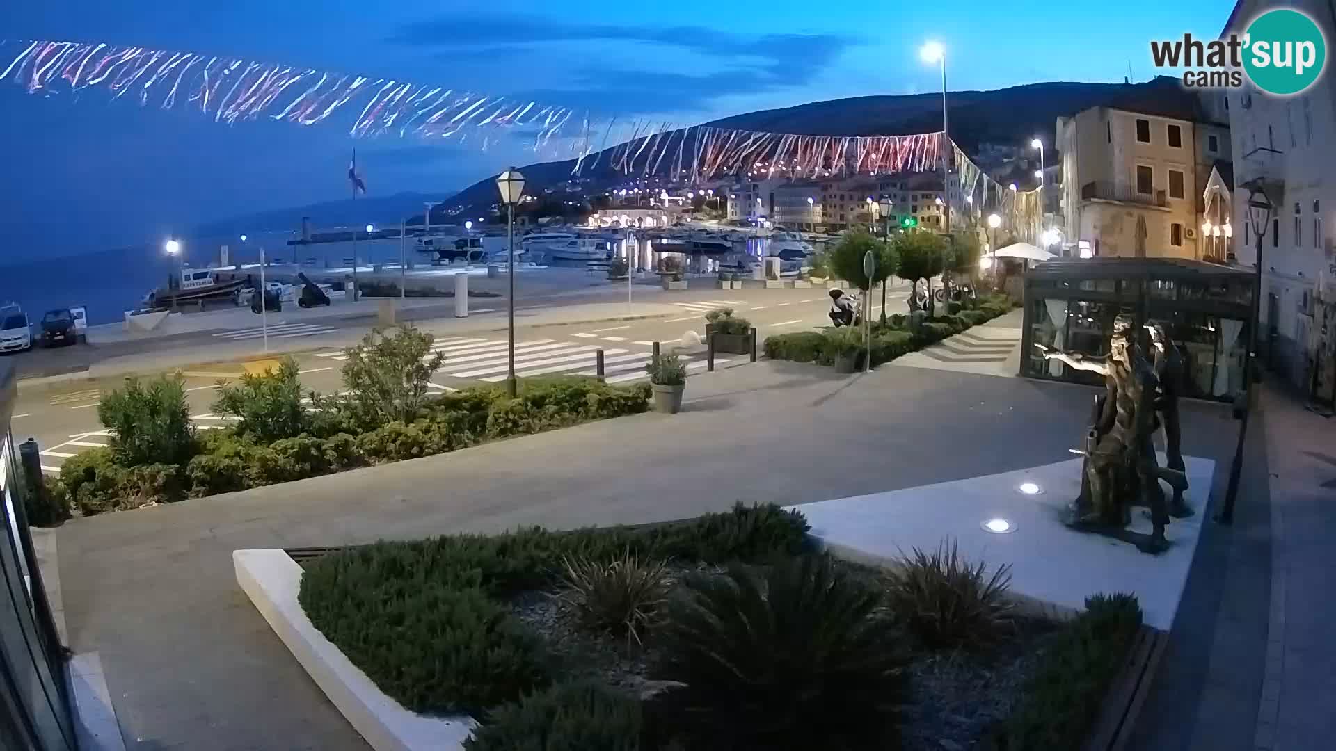 Live webcam Senj riva – fronte mare