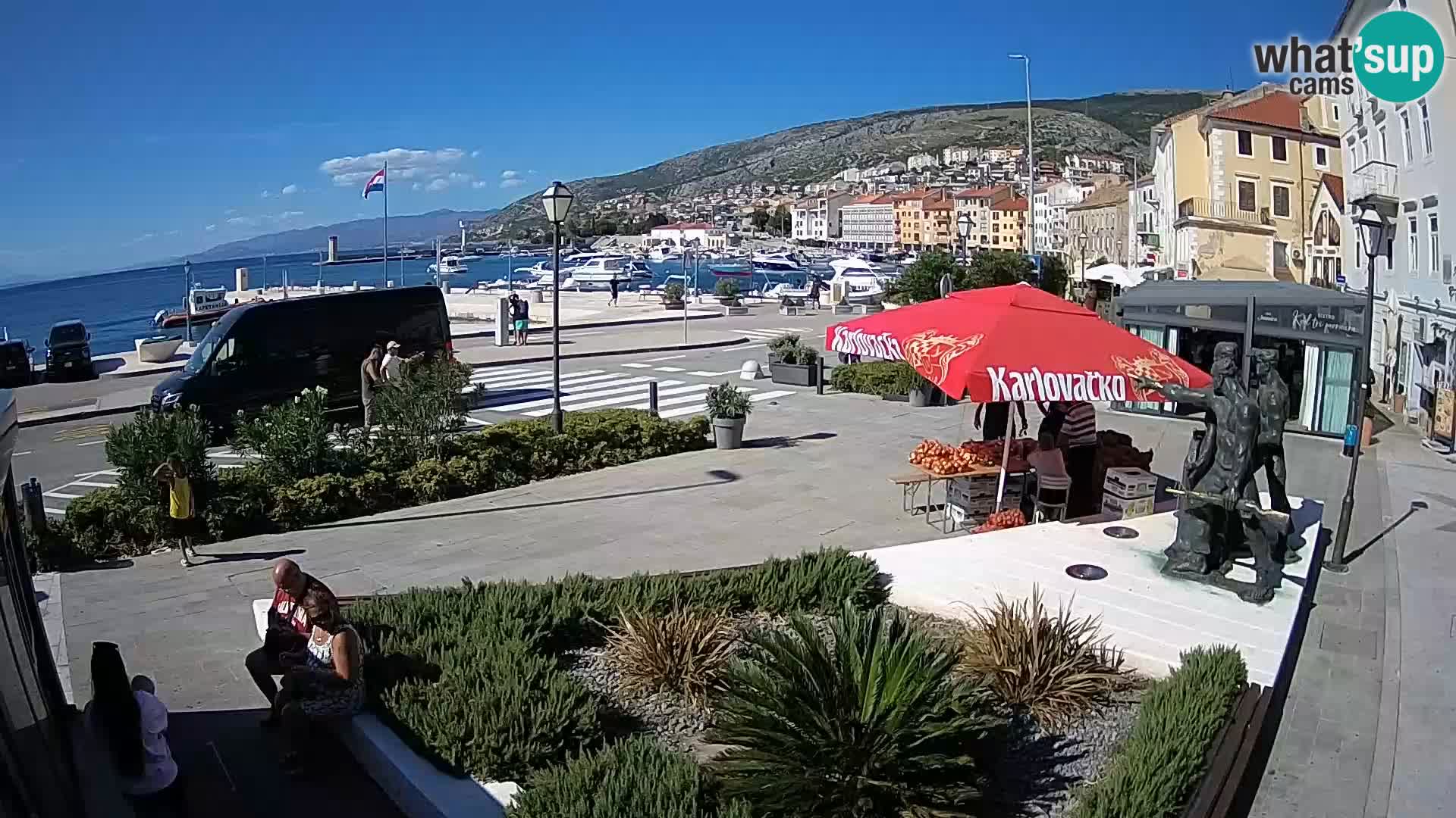 Webcam en vivo Senj riva – paseo marítimo