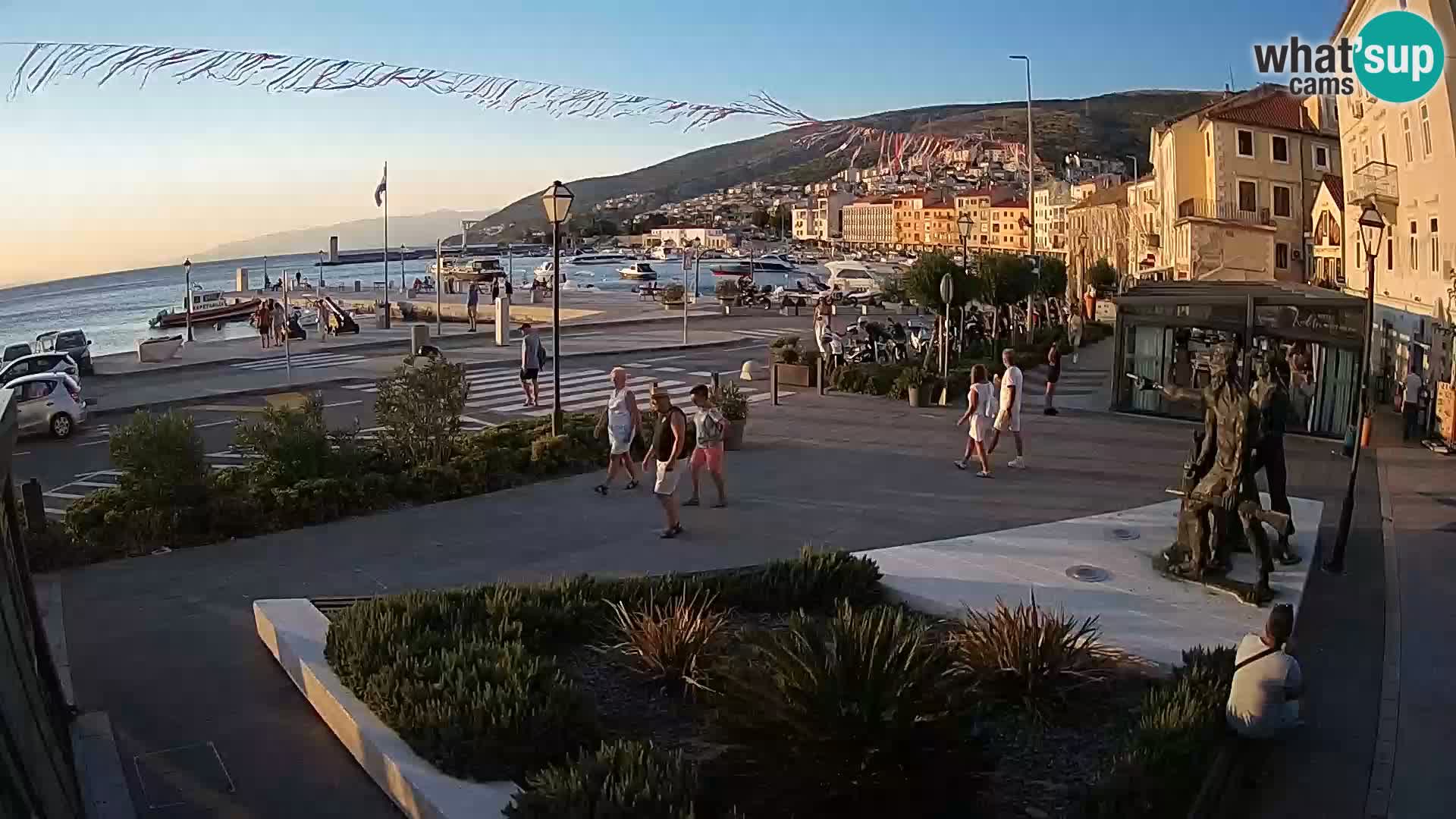 Live webcam Senj riva – fronte mare
