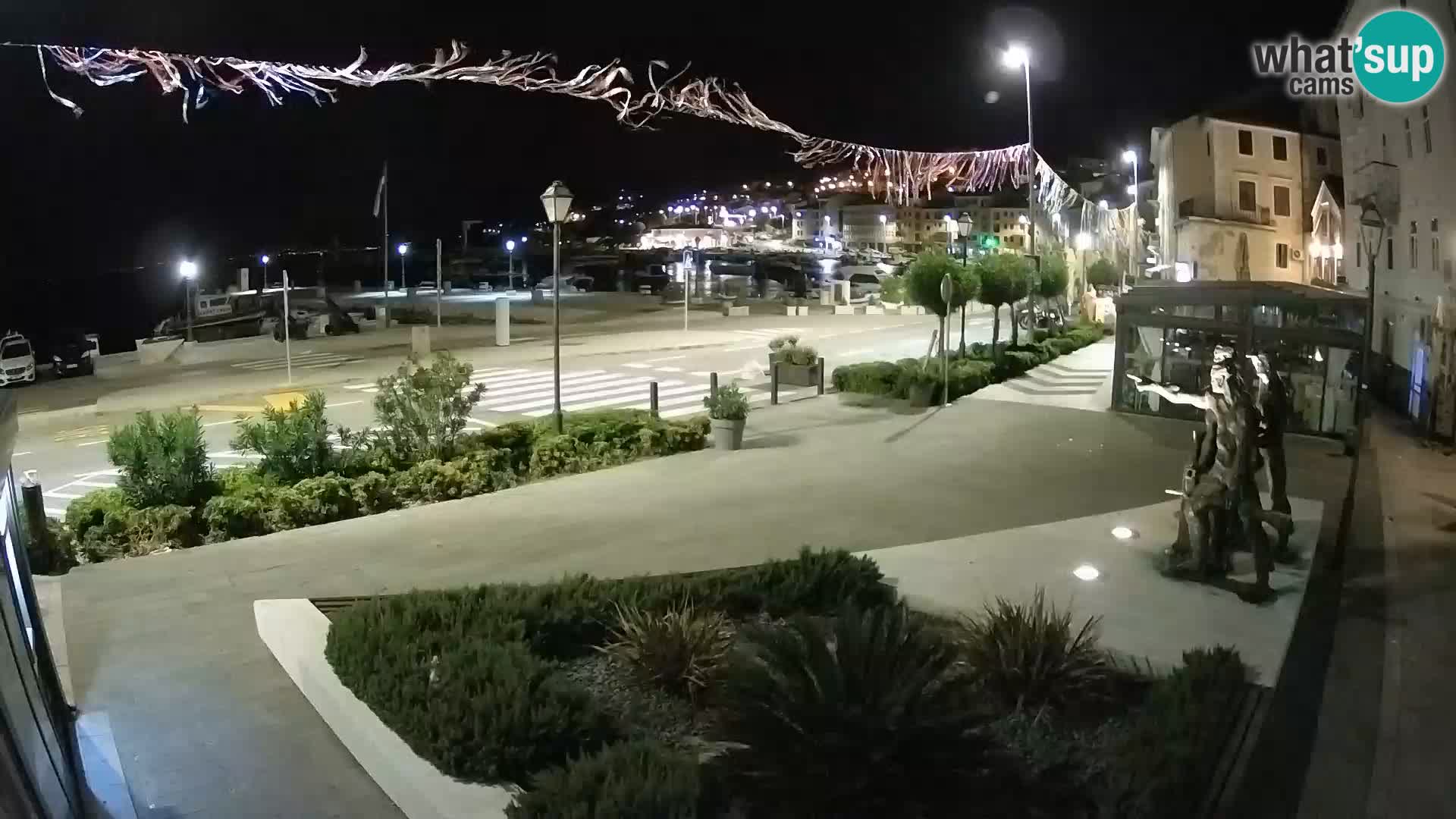 Live-Webcam Senj Riva – direkt am Meer – Kroatien