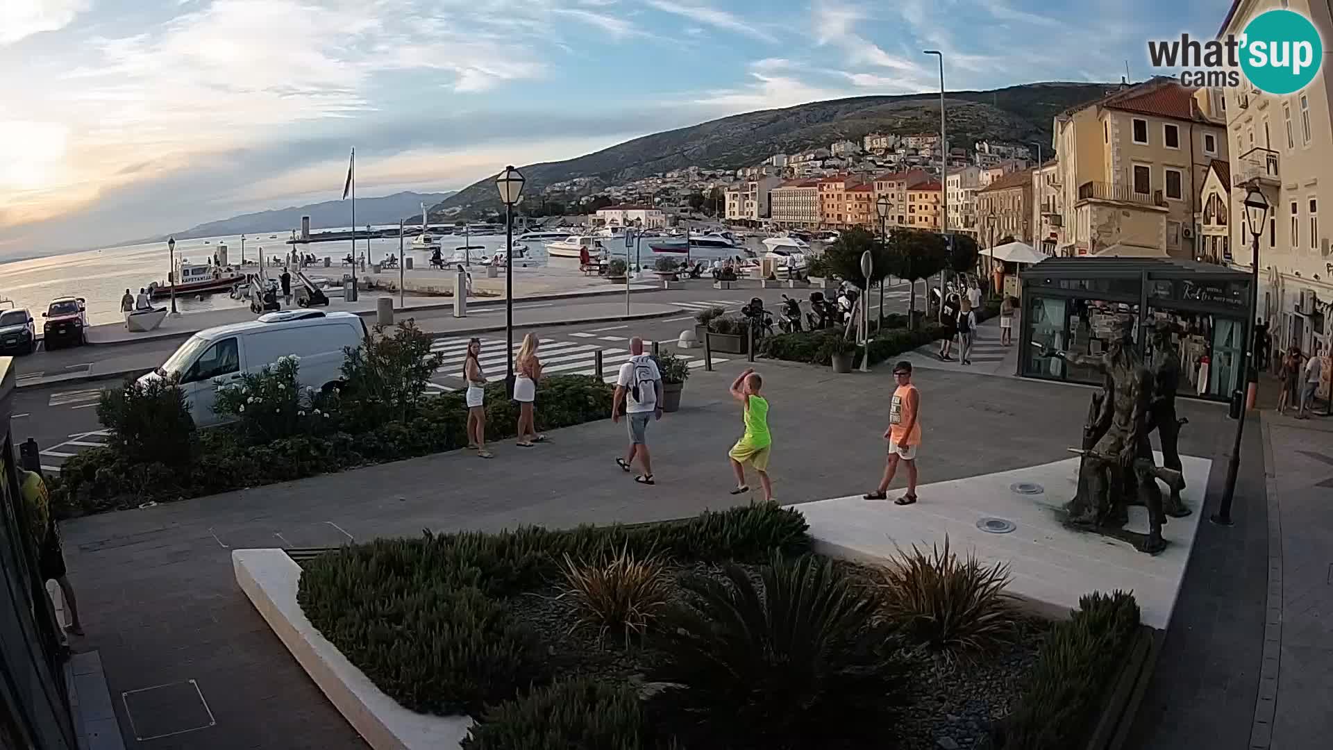 Live-Webcam Senj Riva – direkt am Meer – Kroatien