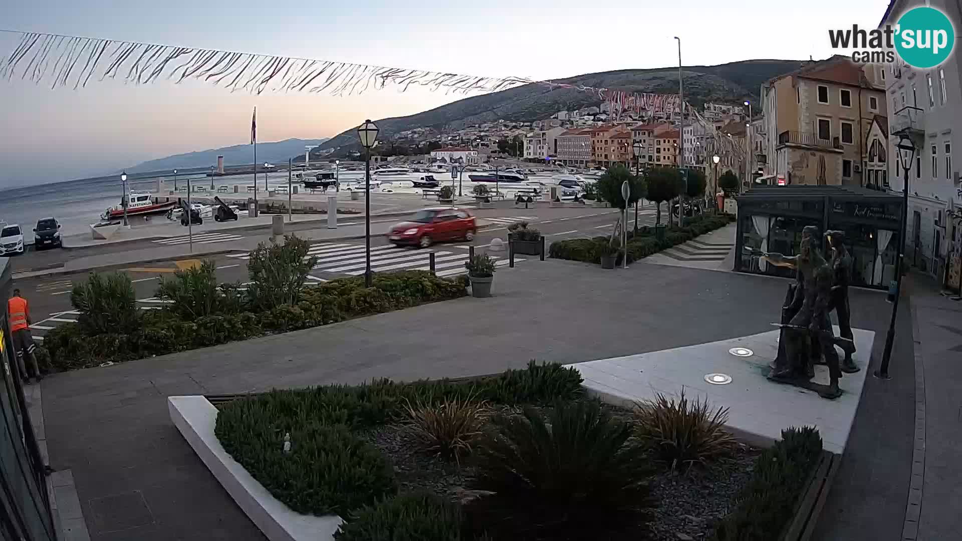 Live-Webcam Senj Riva – direkt am Meer – Kroatien