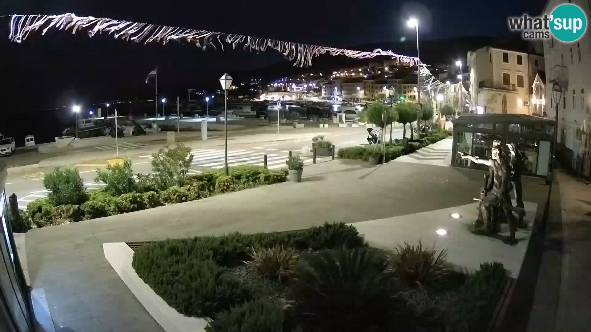 Live-Webcam Senj Riva – direkt am Meer – Kroatien