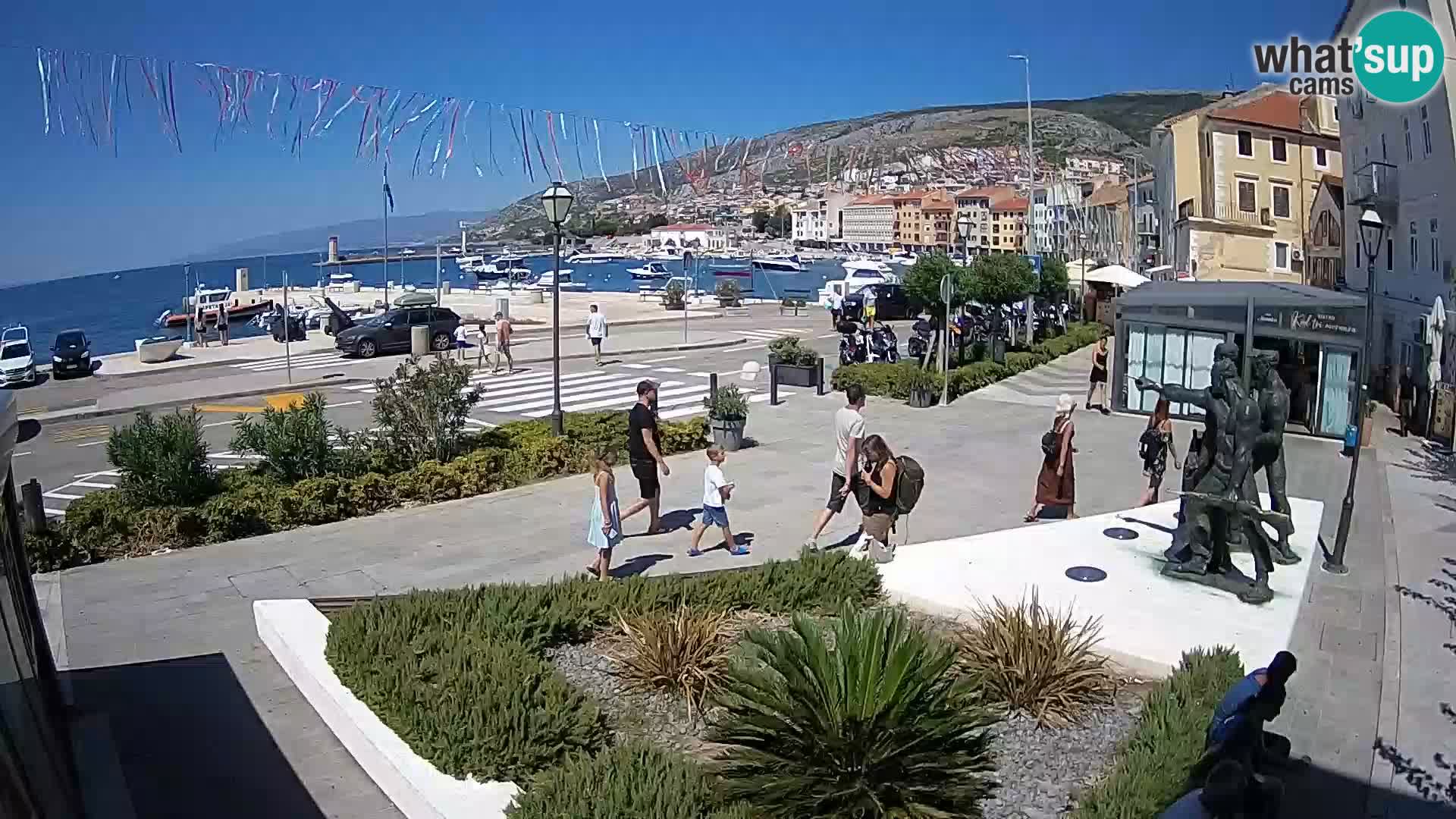 Live webcam Senj riva – seafront – Croatia