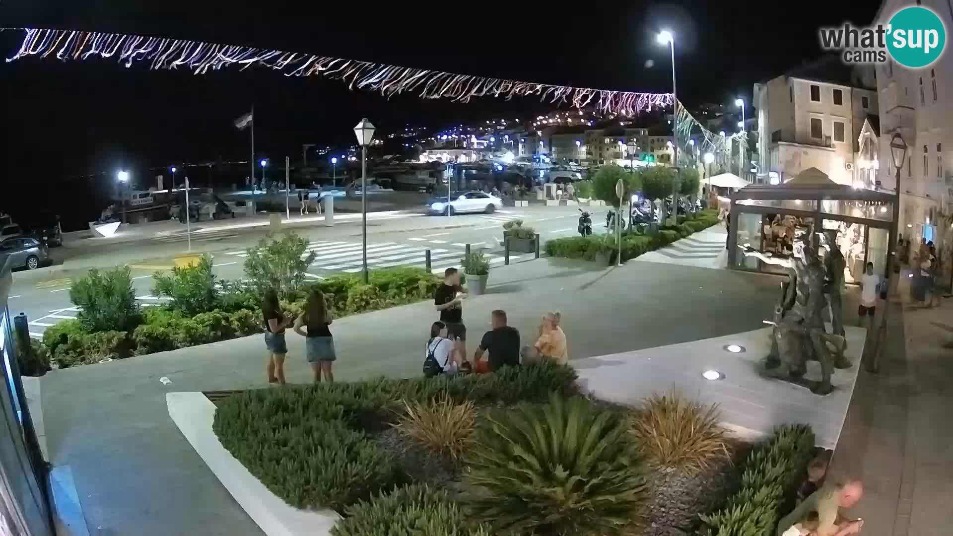 Live-Webcam Senj Riva – direkt am Meer – Kroatien