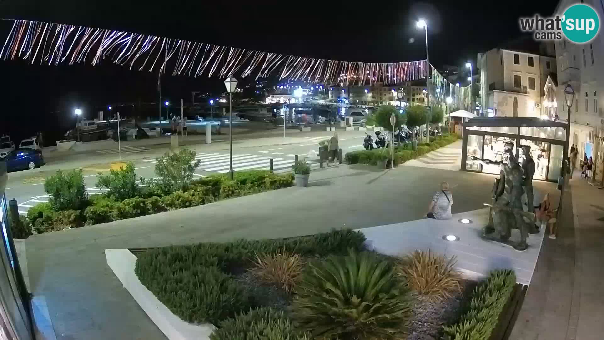 Live webcam Senj riva – seafront – Croatia
