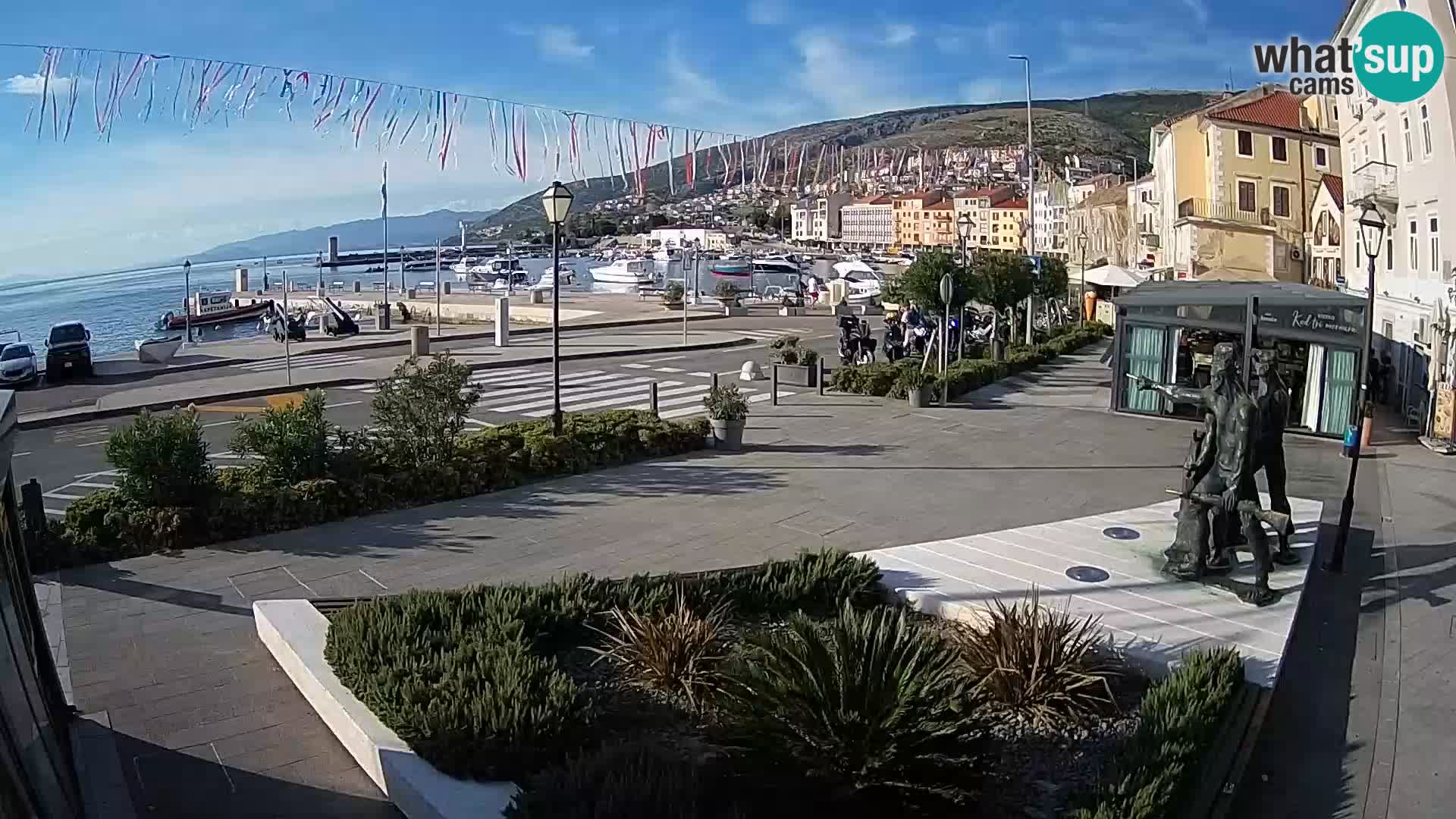 Live webcam Senj riva – seafront – Croatia