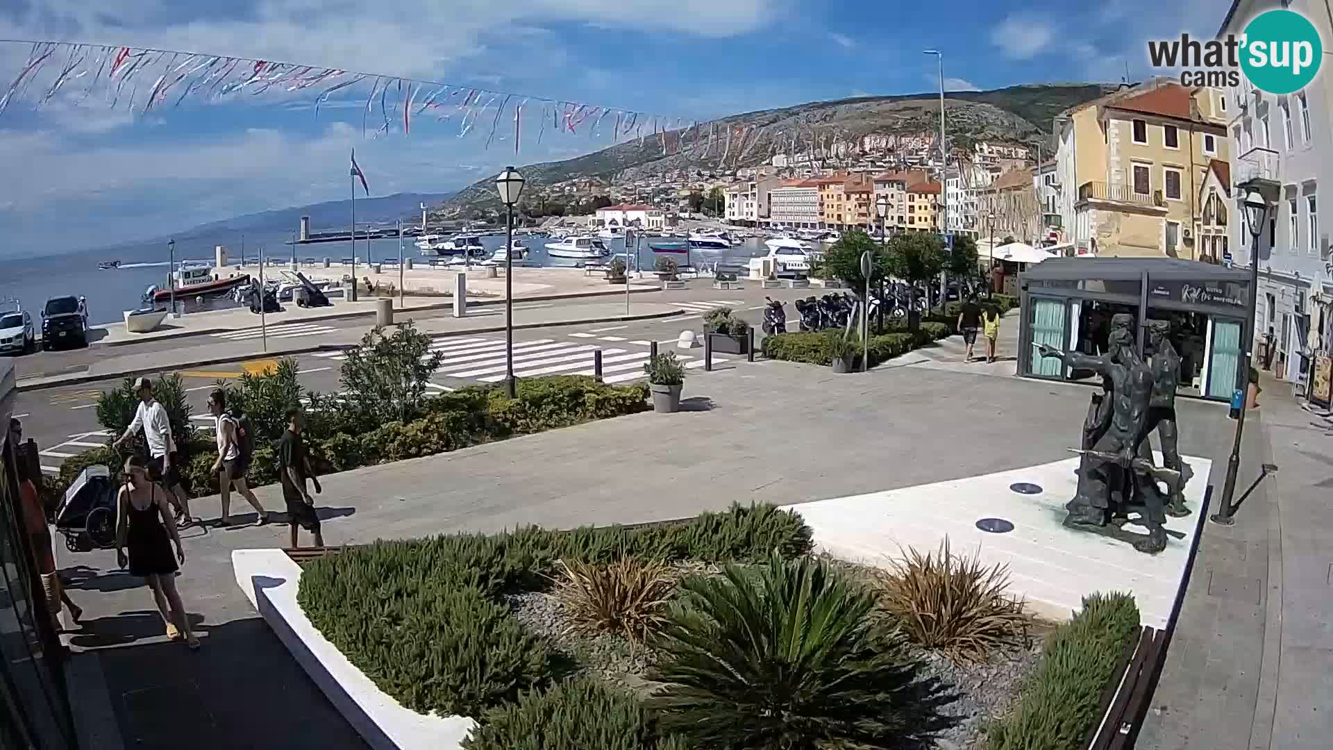 Live webcam Senj riva – seafront – Croatia
