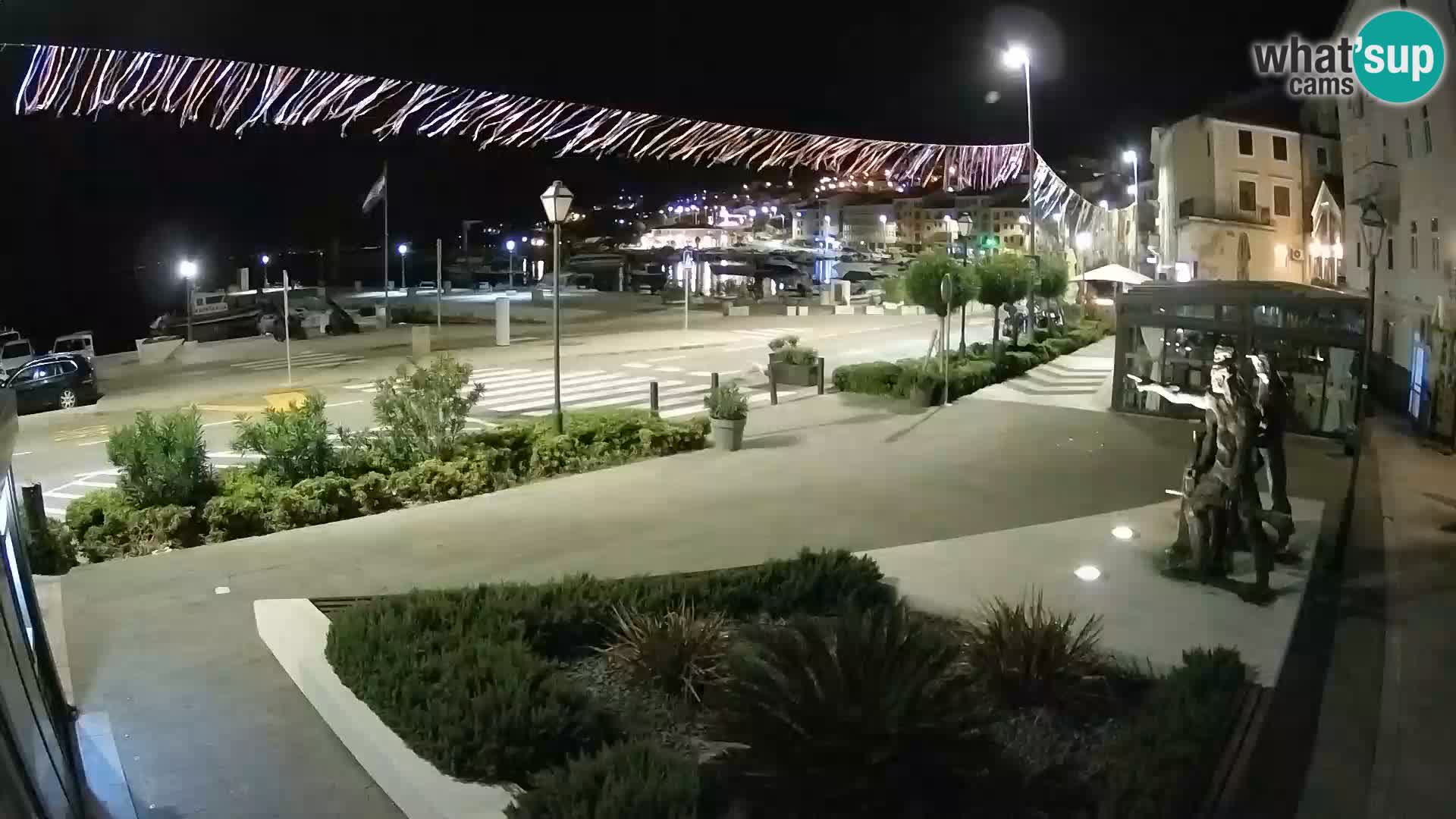 Live webcam Senj riva – seafront – Croatia