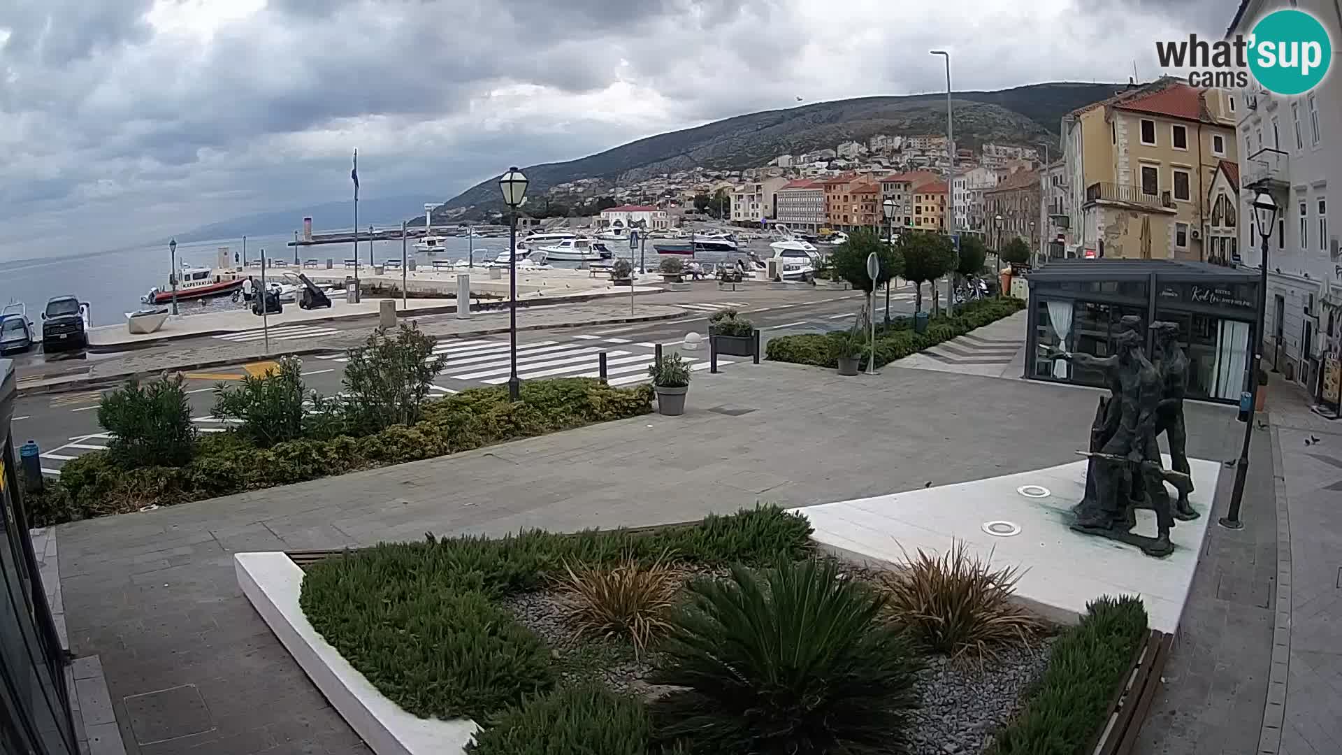 Live webcam Senj riva – seafront – Croatia