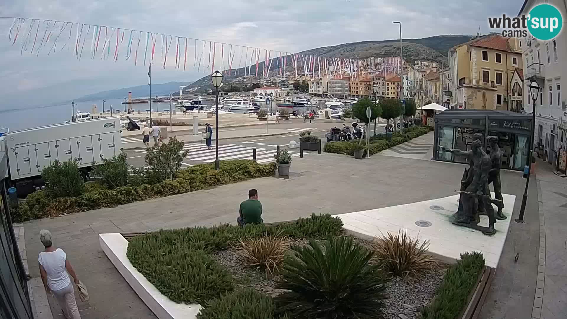 Webcam en vivo Senj riva – paseo marítimo