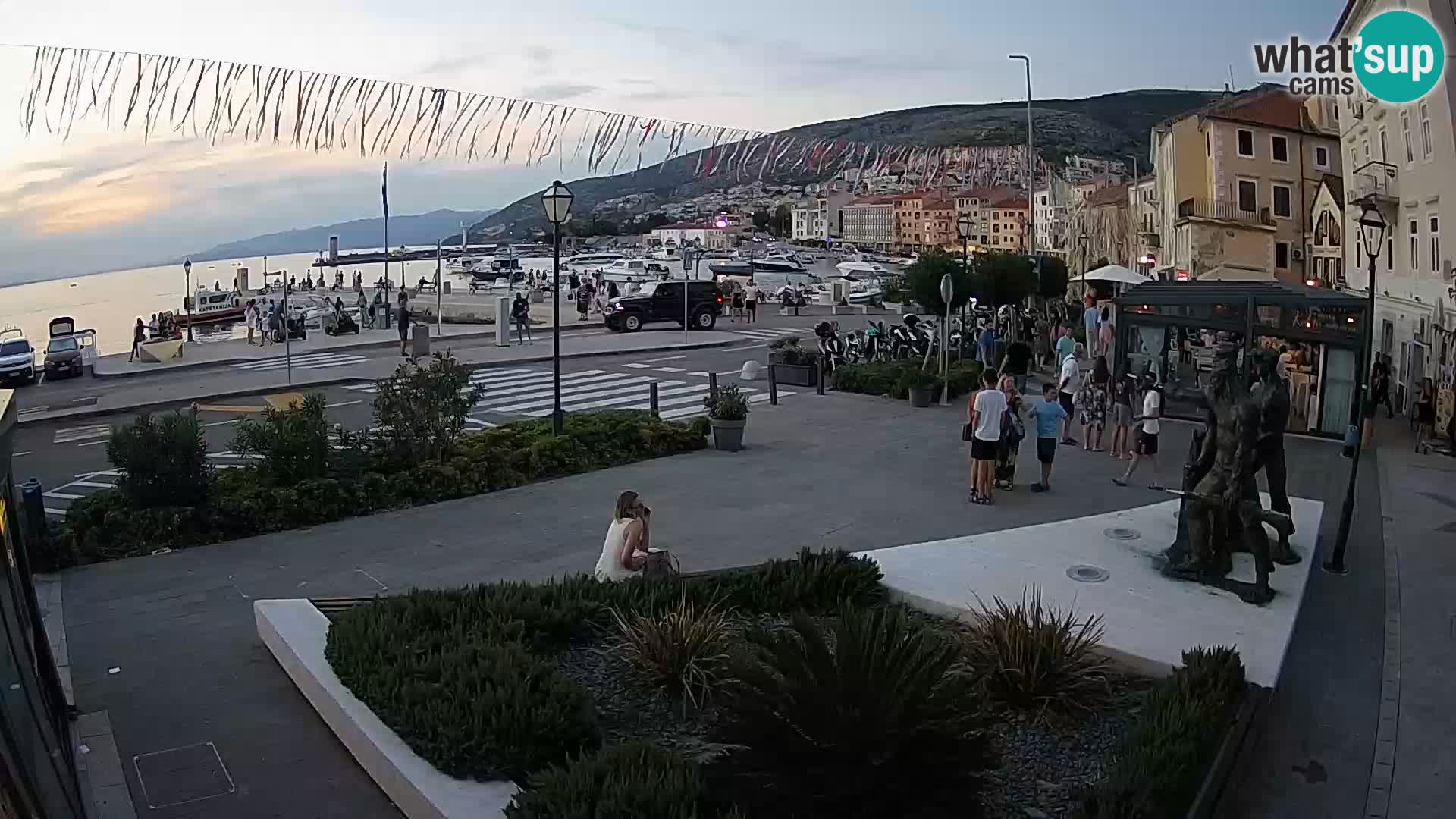 Live-Webcam Senj Riva – direkt am Meer – Kroatien