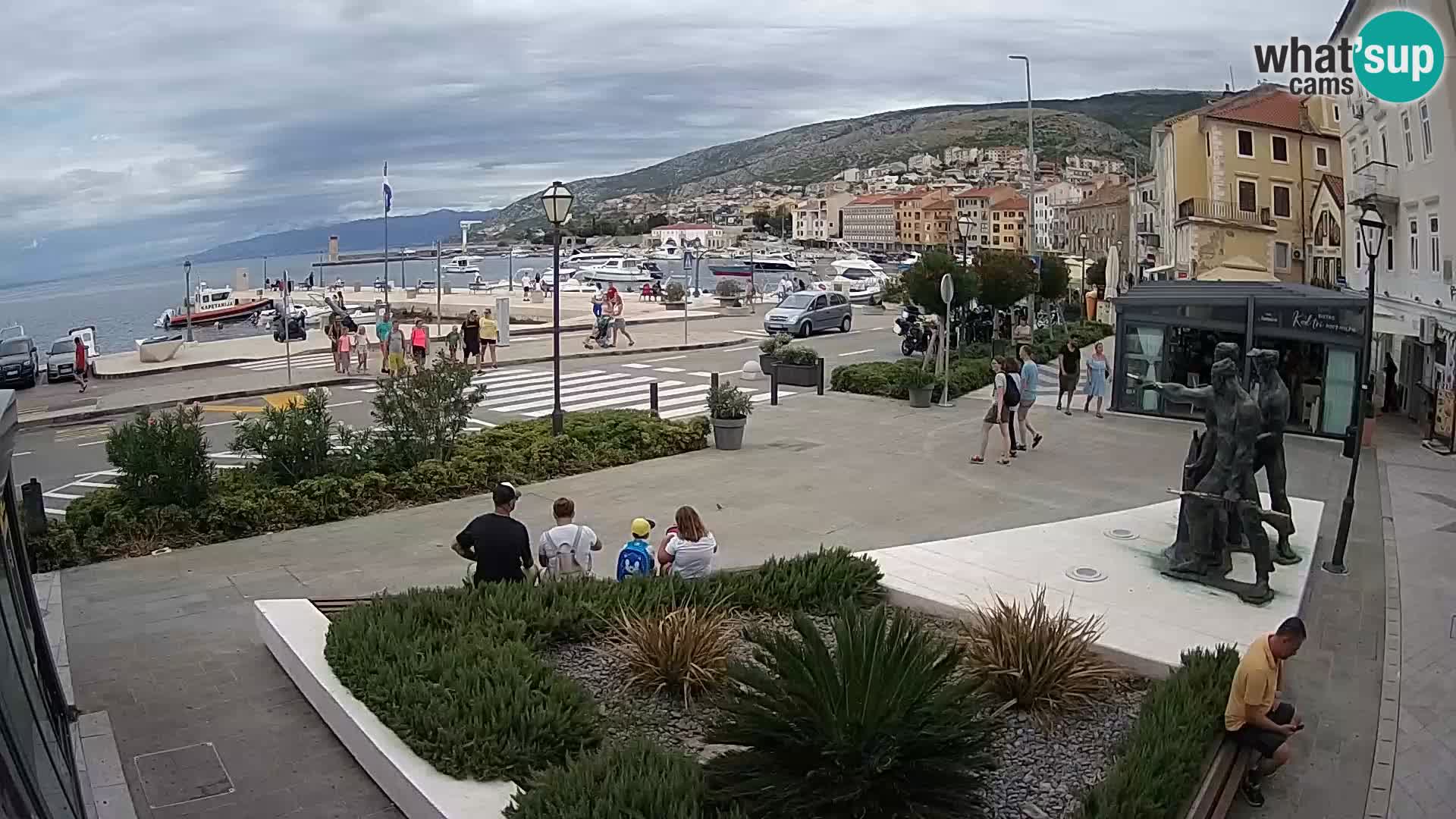 Webcam en vivo Senj riva – paseo marítimo