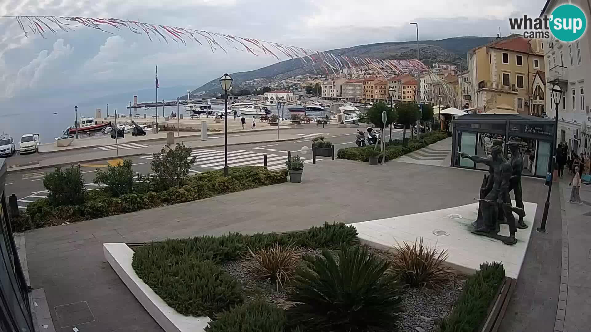Live webcam Senj riva – seafront – Croatia