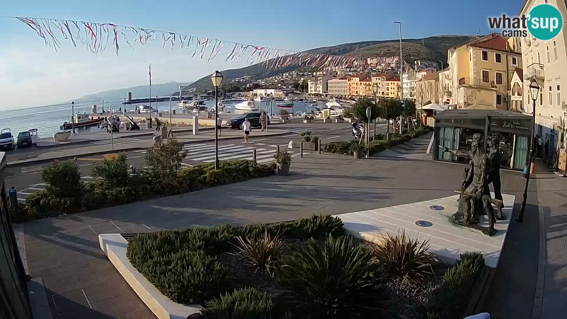 Spletna kamera v živo Senj riva – Hrvaška