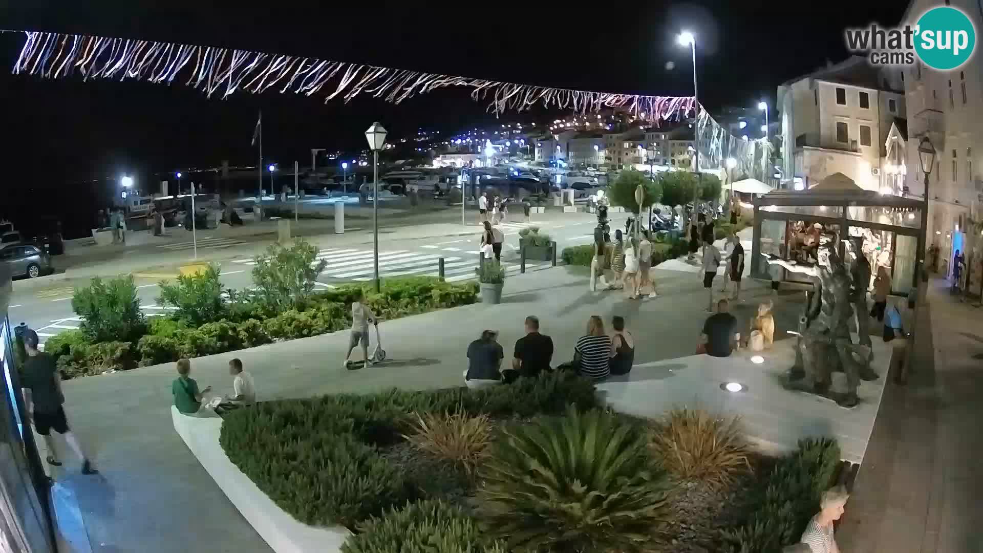 Live webcam Senj riva – seafront – Croatia