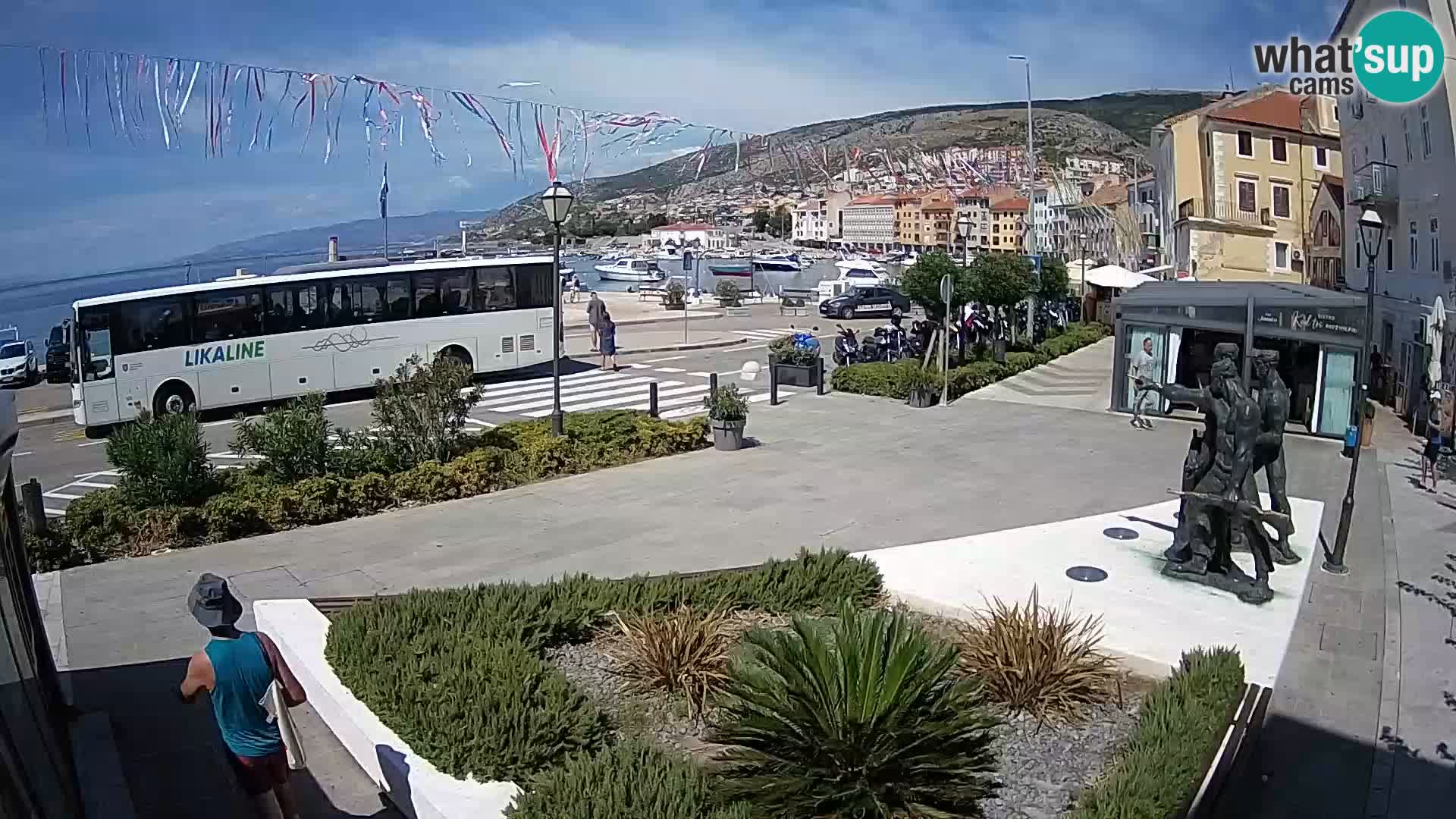 Live webcam Senj riva – fronte mare