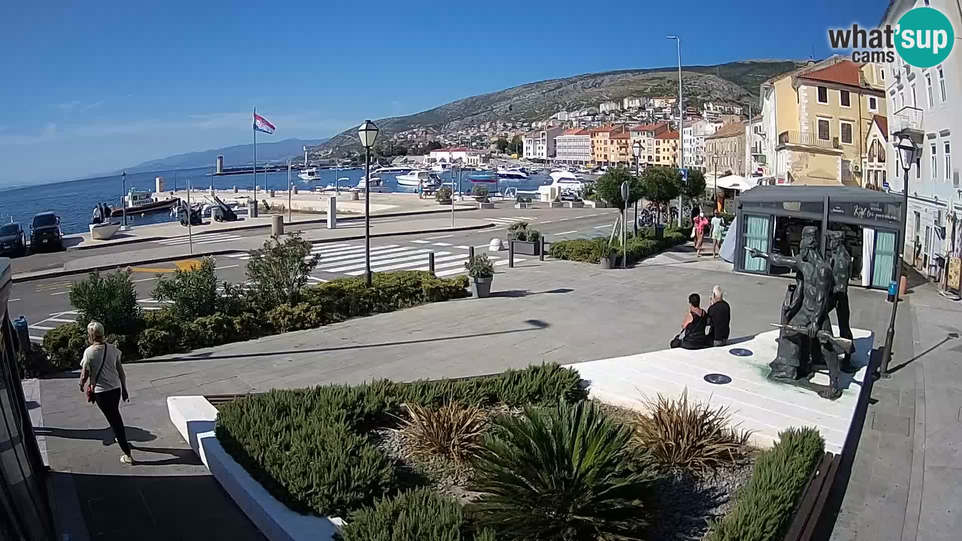 Webcam en vivo Senj riva – paseo marítimo