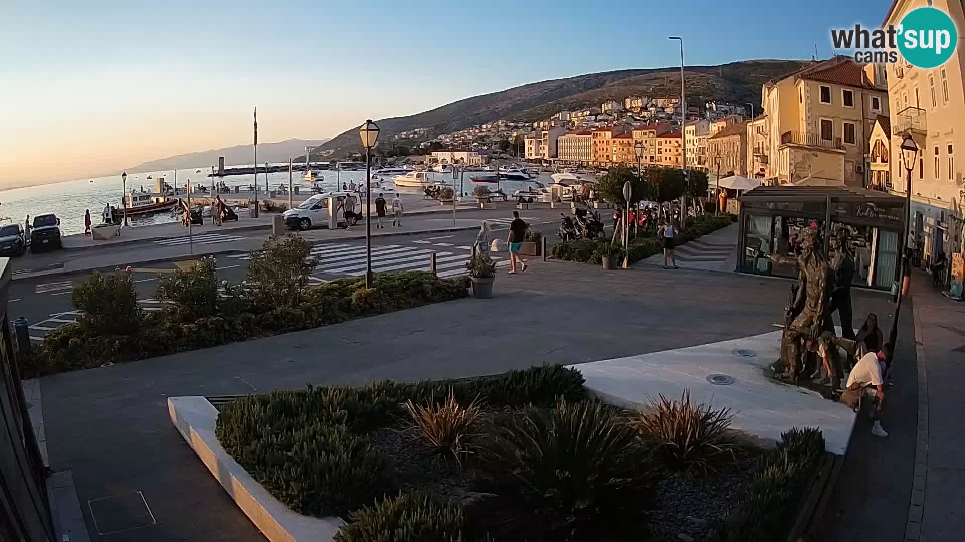Live webcam Senj riva – seafront – Croatia