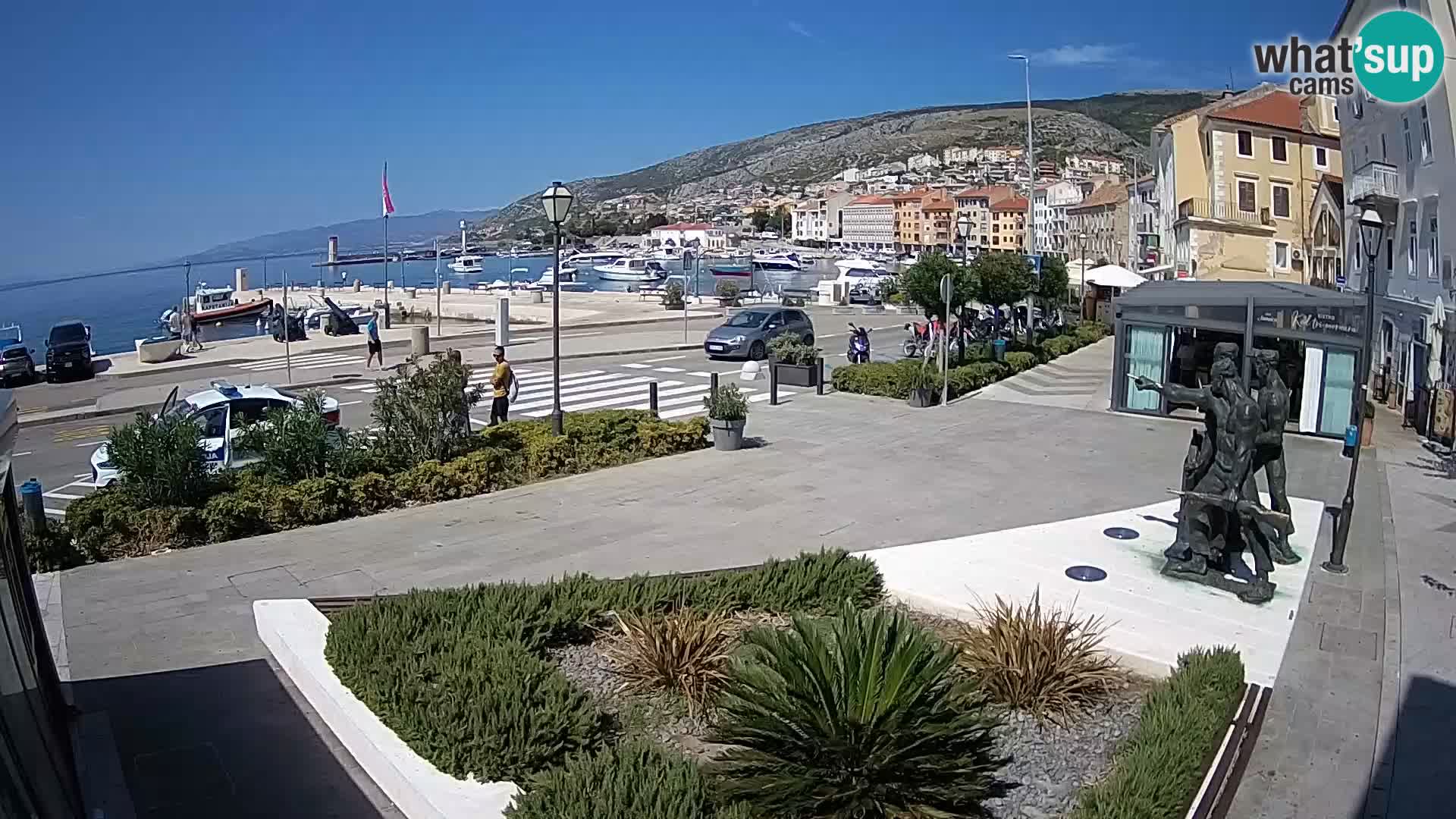 Live webcam Senj riva – seafront – Croatia