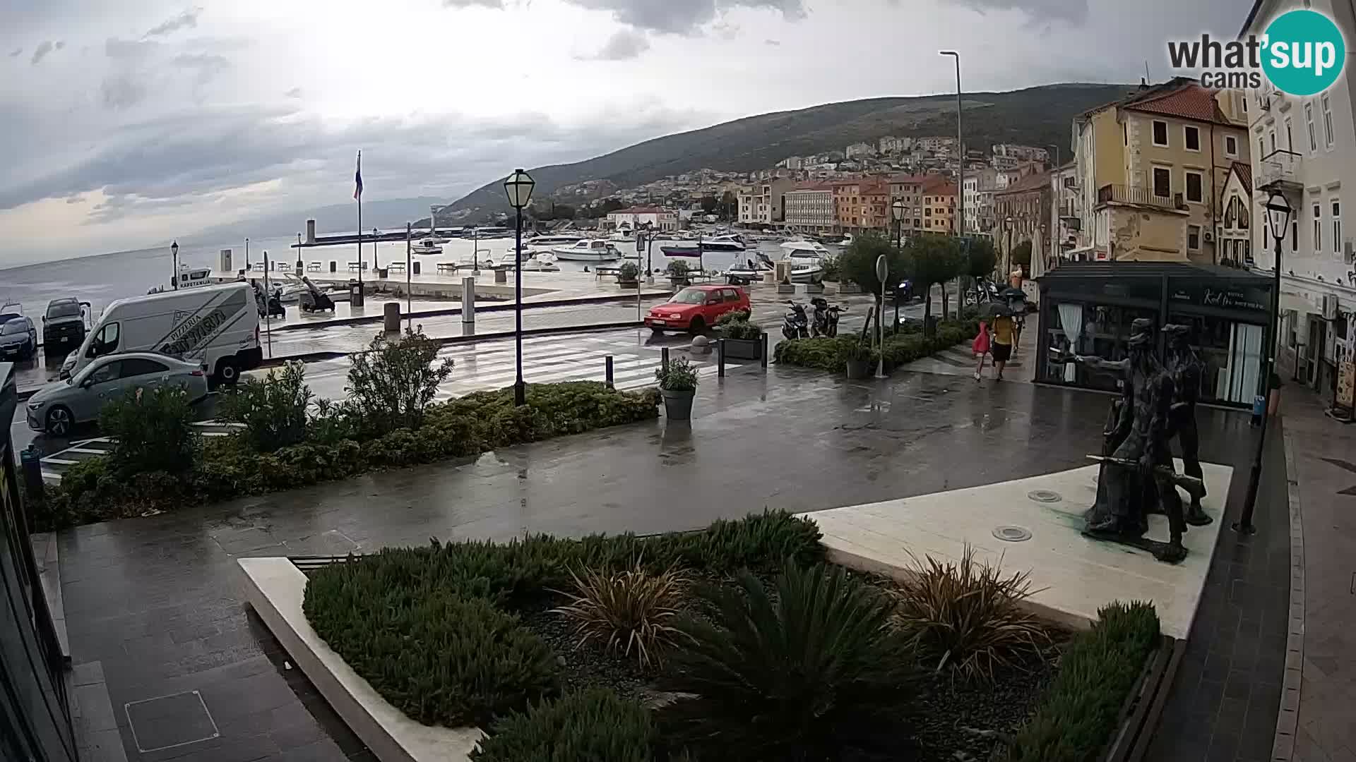 Live-Webcam Senj Riva – direkt am Meer – Kroatien