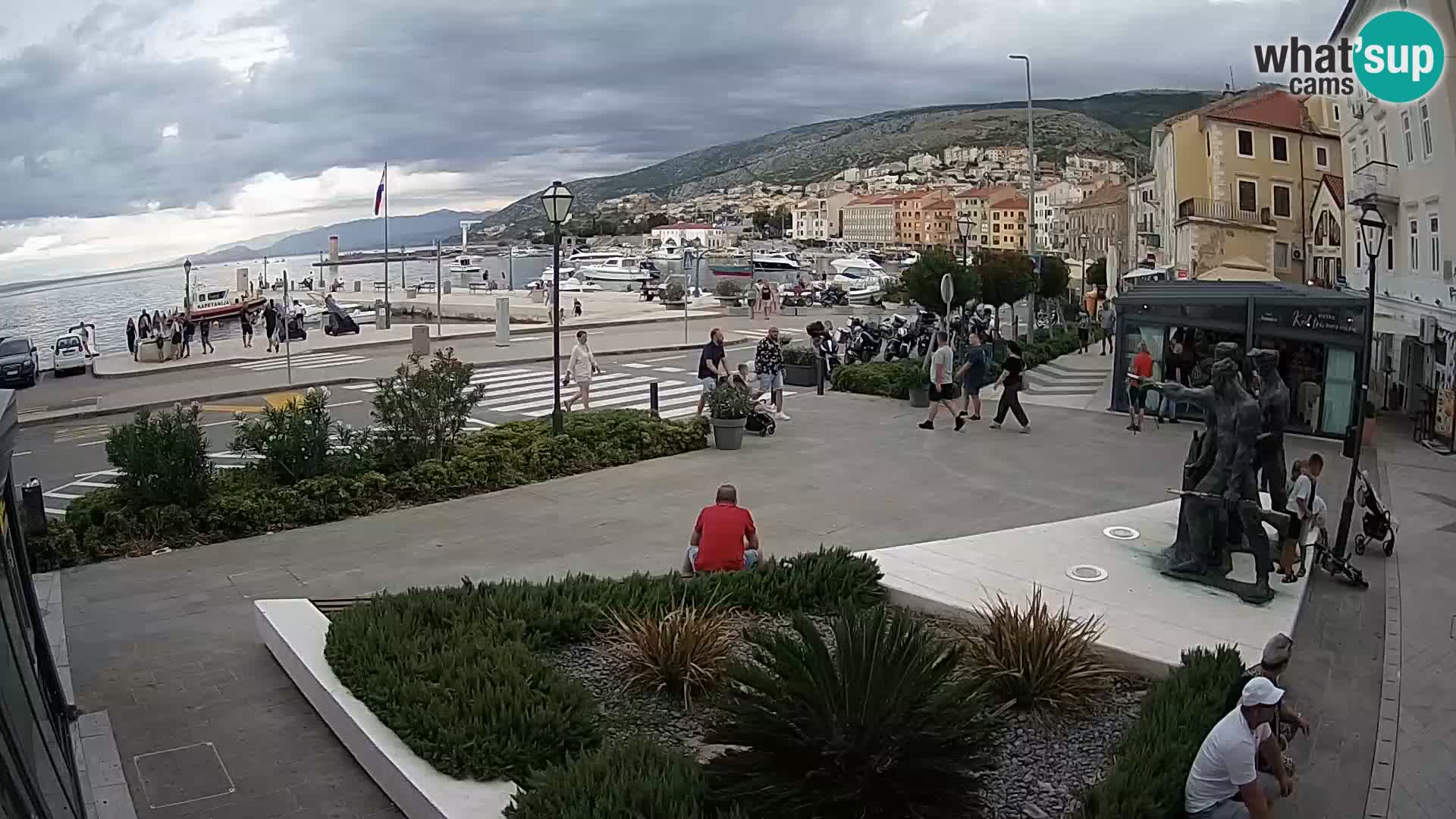 Live webcam Senj riva – seafront – Croatia