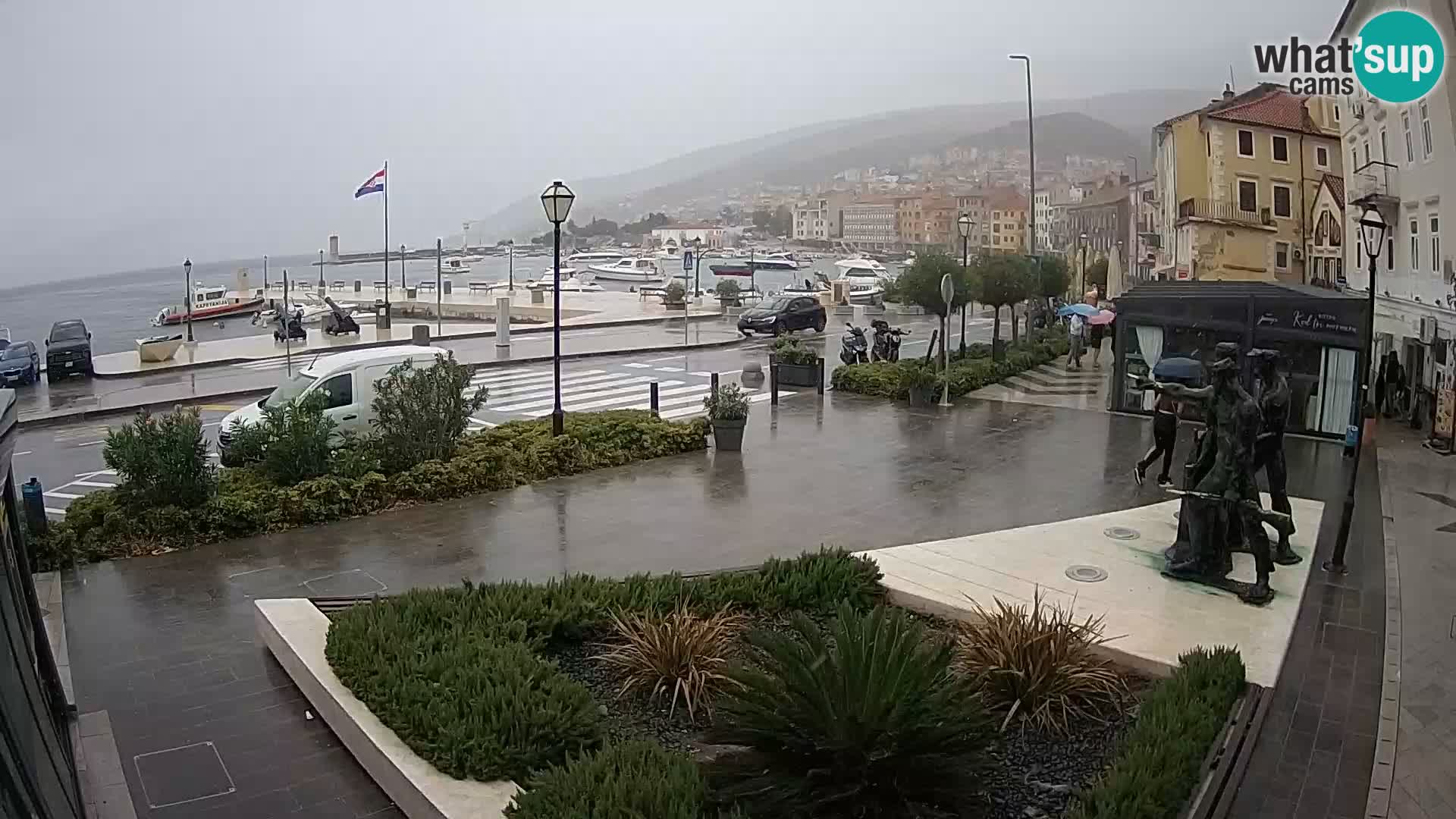 Live-Webcam Senj Riva – direkt am Meer – Kroatien