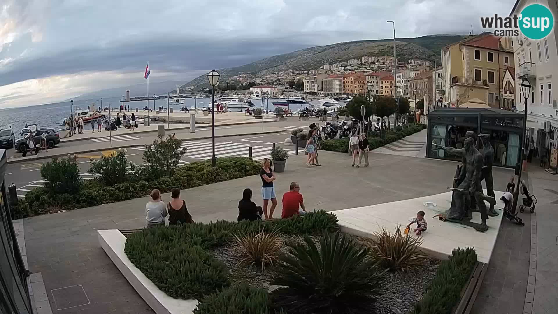 Live webcam Senj riva – seafront – Croatia