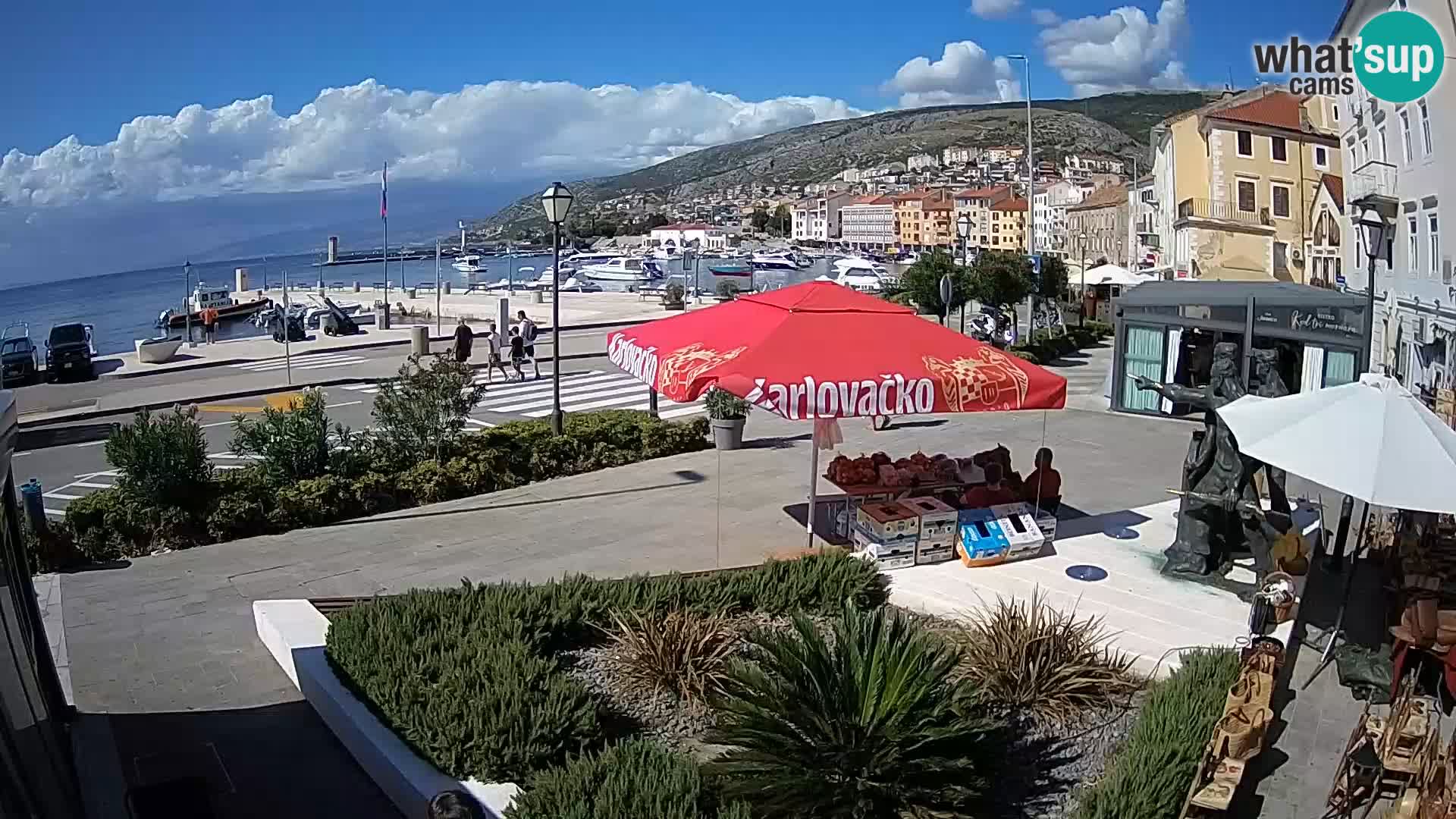 Live webcam Senj riva – seafront – Croatia