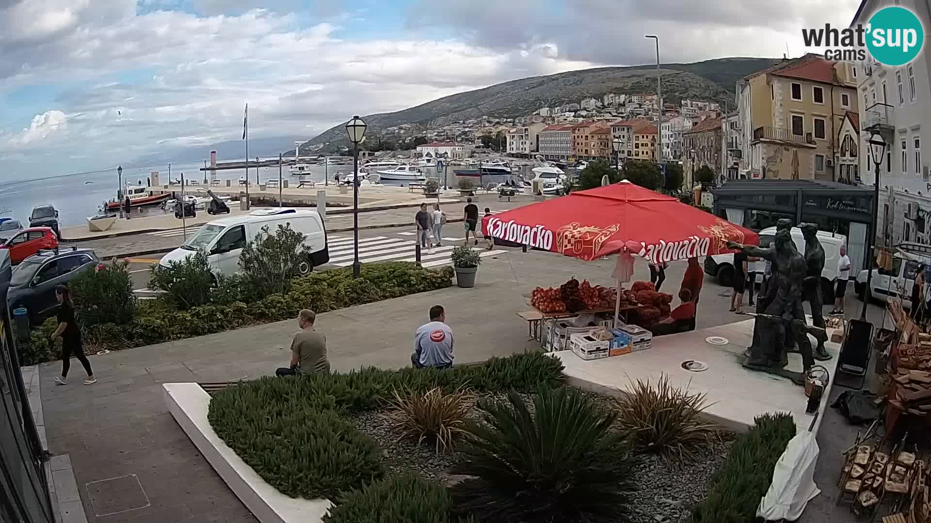 Live webcam Senj riva – seafront – Croatia