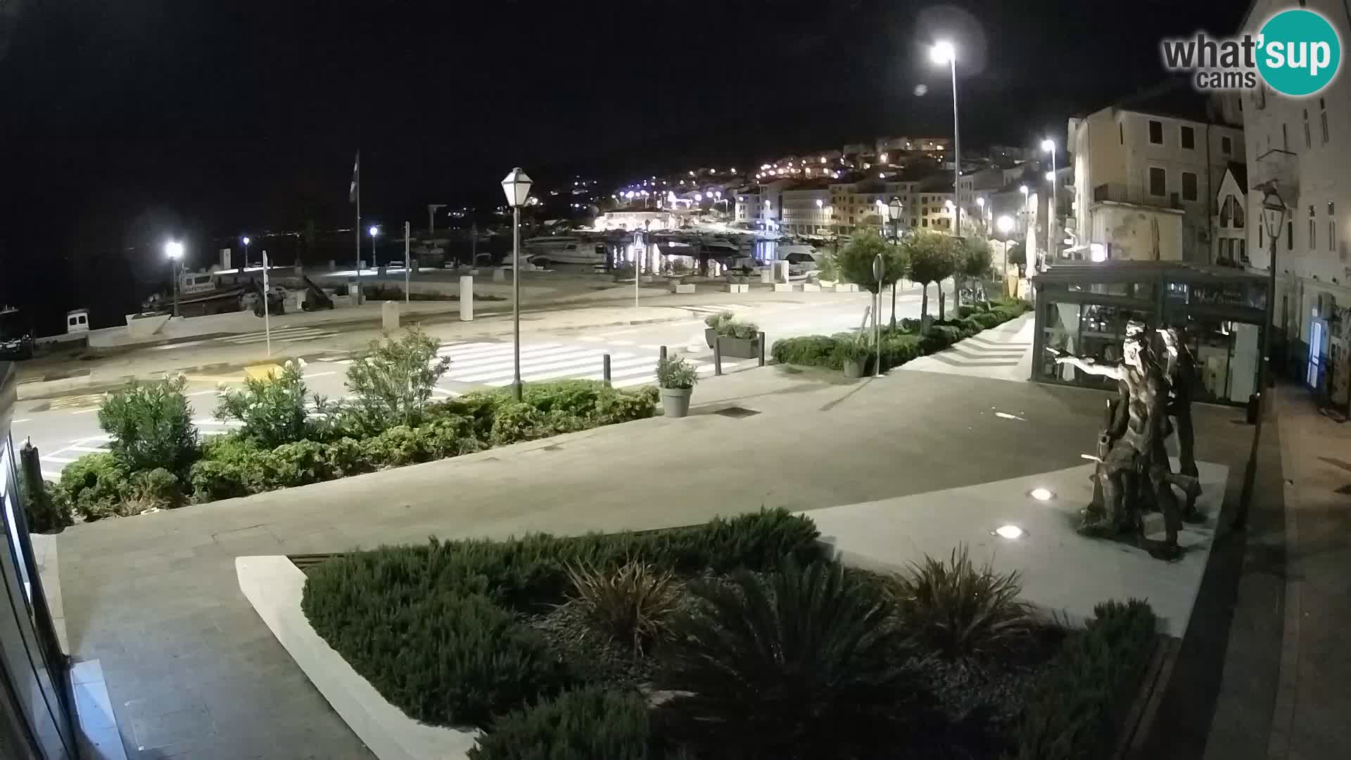 Live-Webcam Senj Riva – direkt am Meer – Kroatien