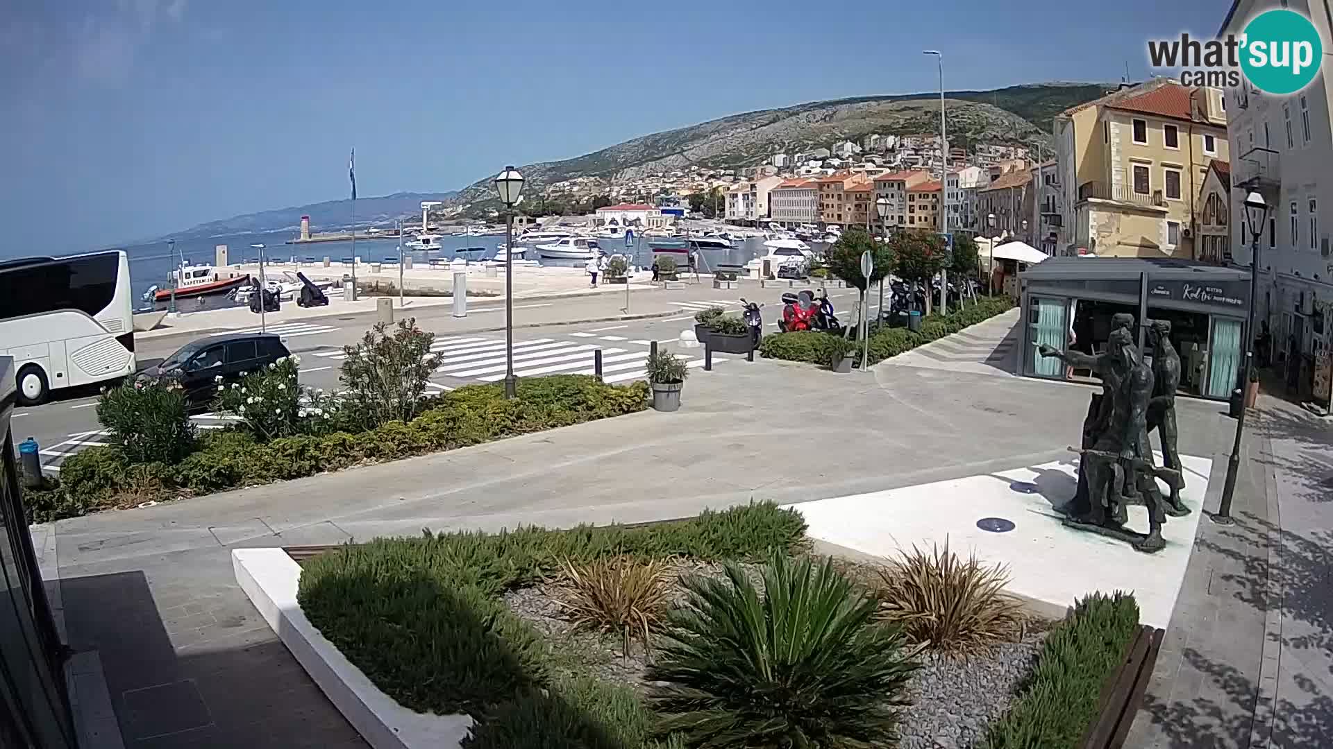 Live webcam Senj riva – seafront – Croatia