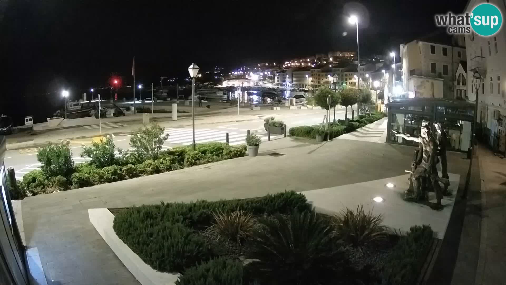 Live-Webcam Senj Riva – direkt am Meer – Kroatien