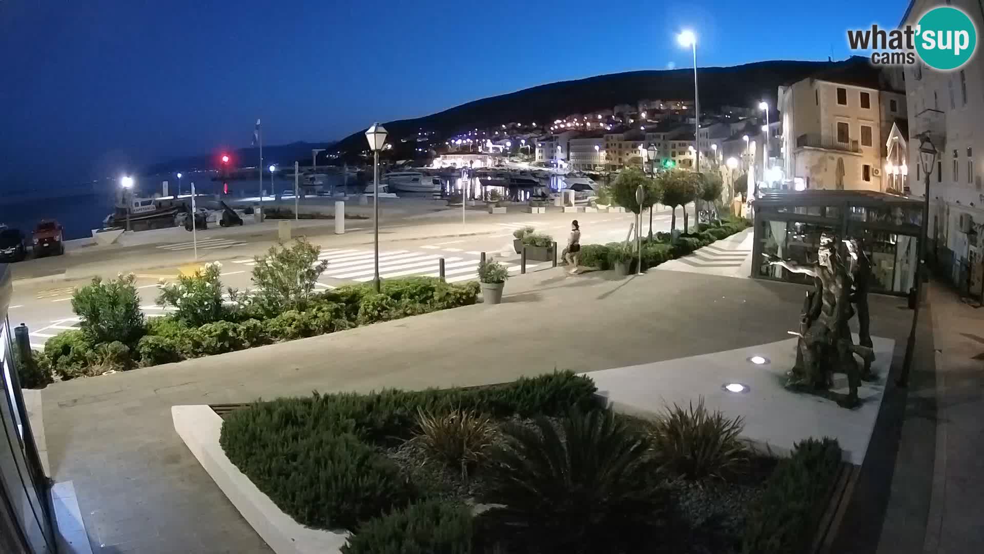 Live webcam Senj riva – seafront – Croatia
