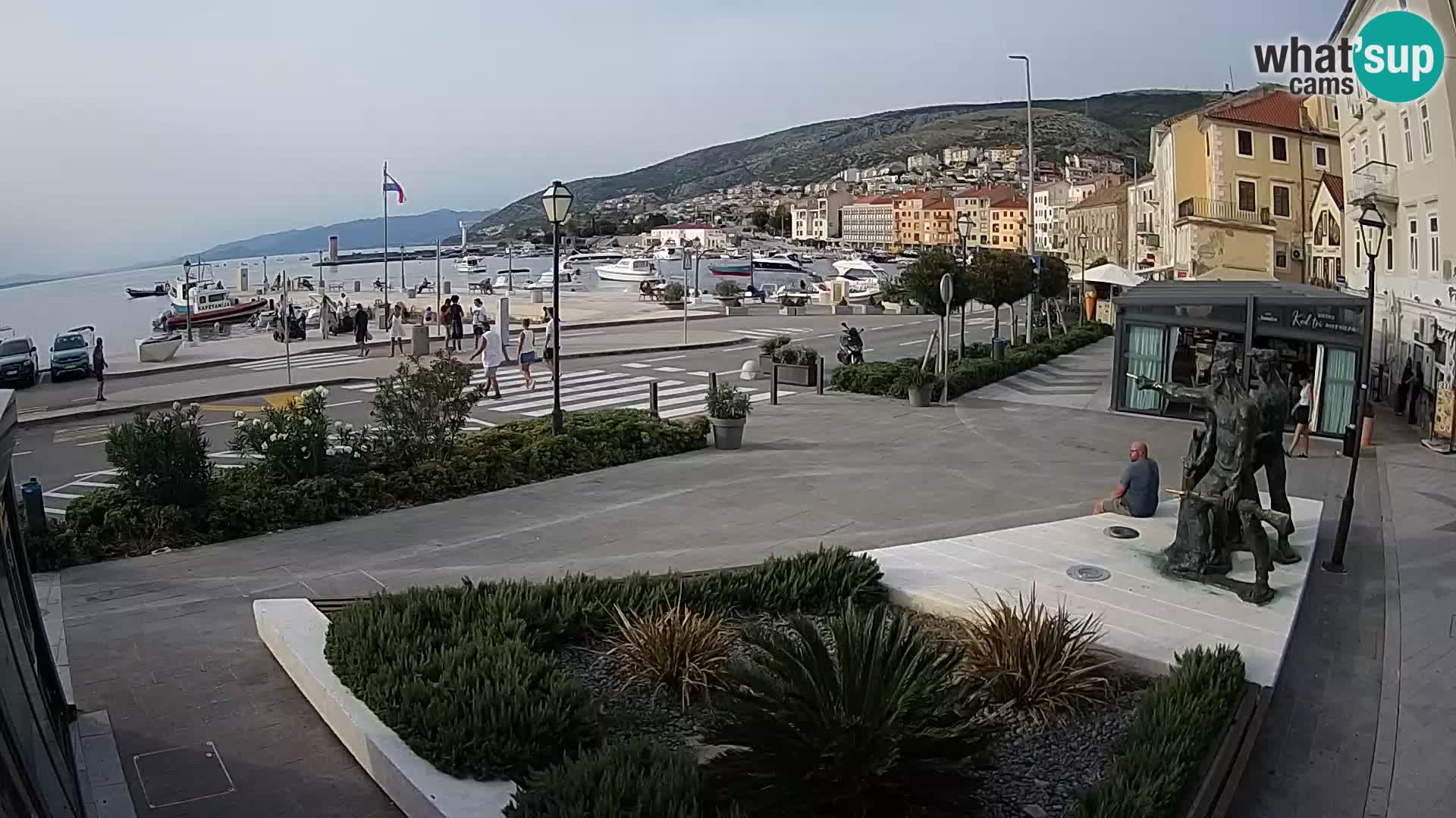 Webcam en vivo Senj riva – paseo marítimo