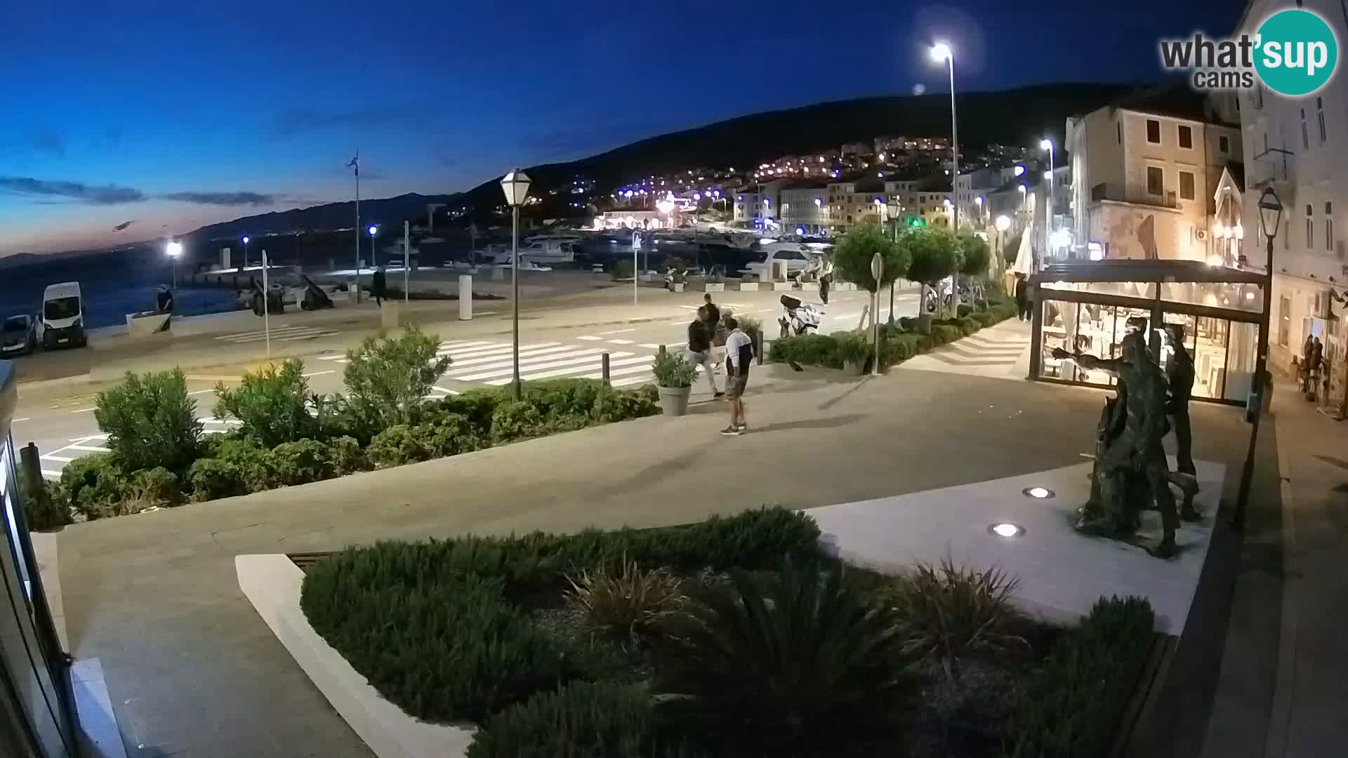 Live-Webcam Senj Riva – direkt am Meer – Kroatien