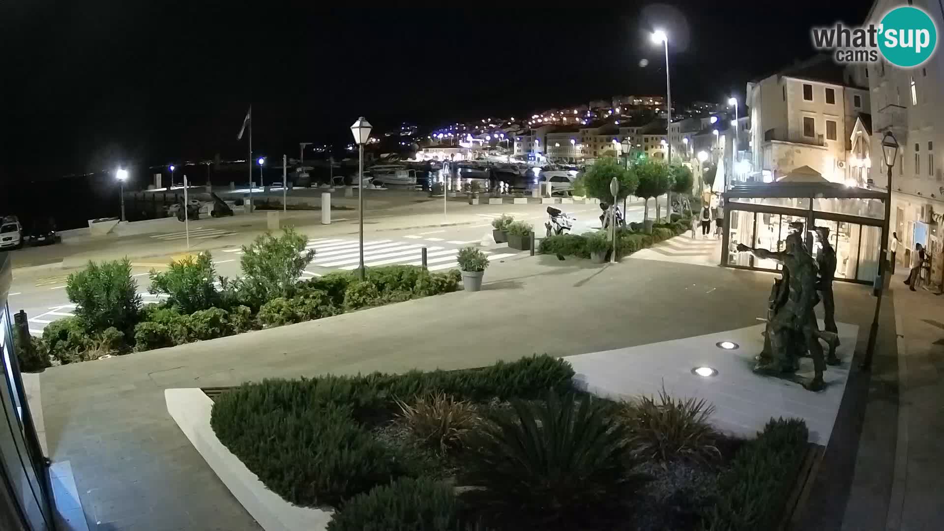 Live webcam Senj riva – fronte mare