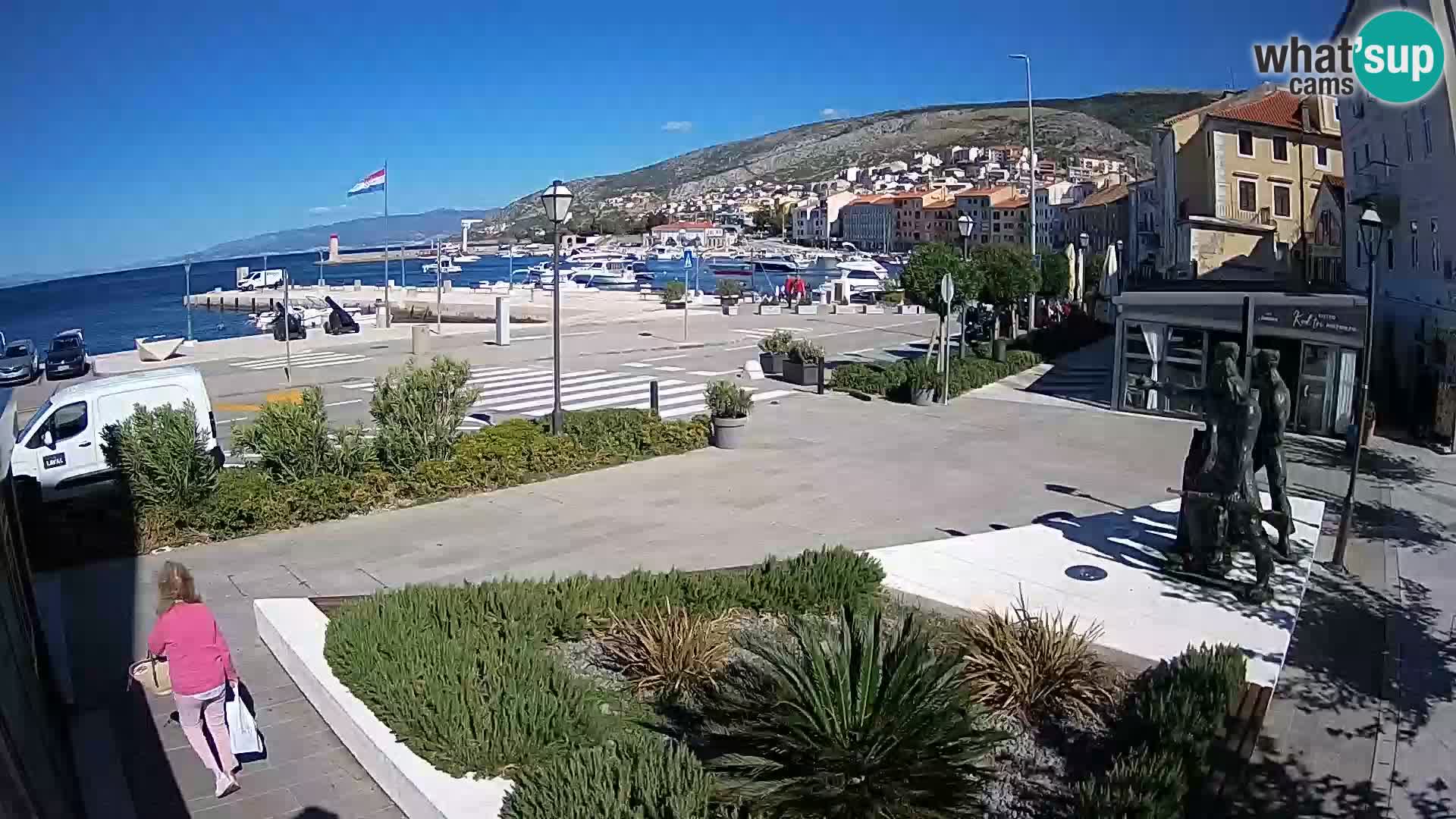 Live webcam Senj riva – fronte mare