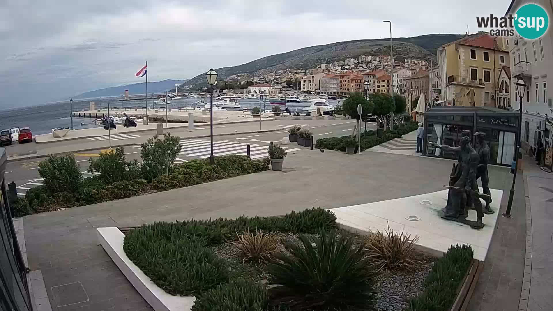 Live webcam Senj riva – fronte mare