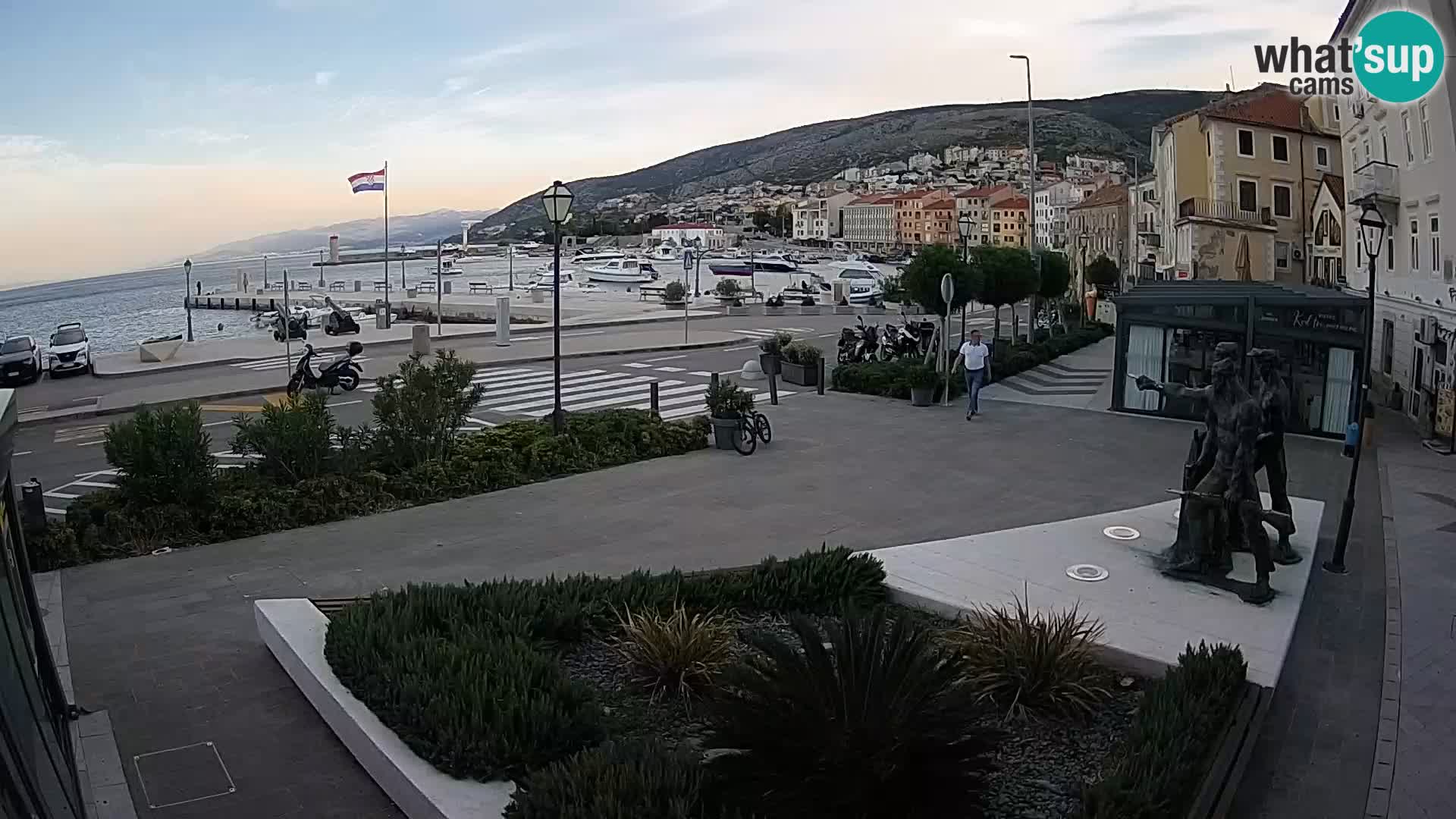 Live-Webcam Senj Riva – direkt am Meer – Kroatien