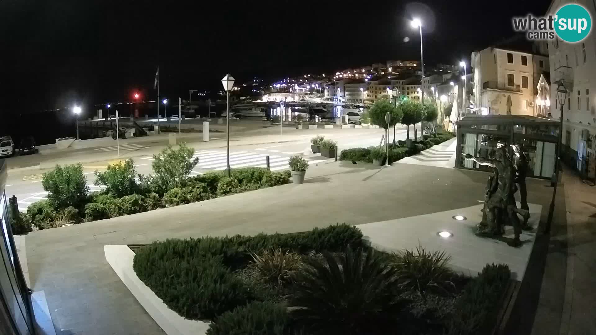 Live-Webcam Senj Riva – direkt am Meer – Kroatien