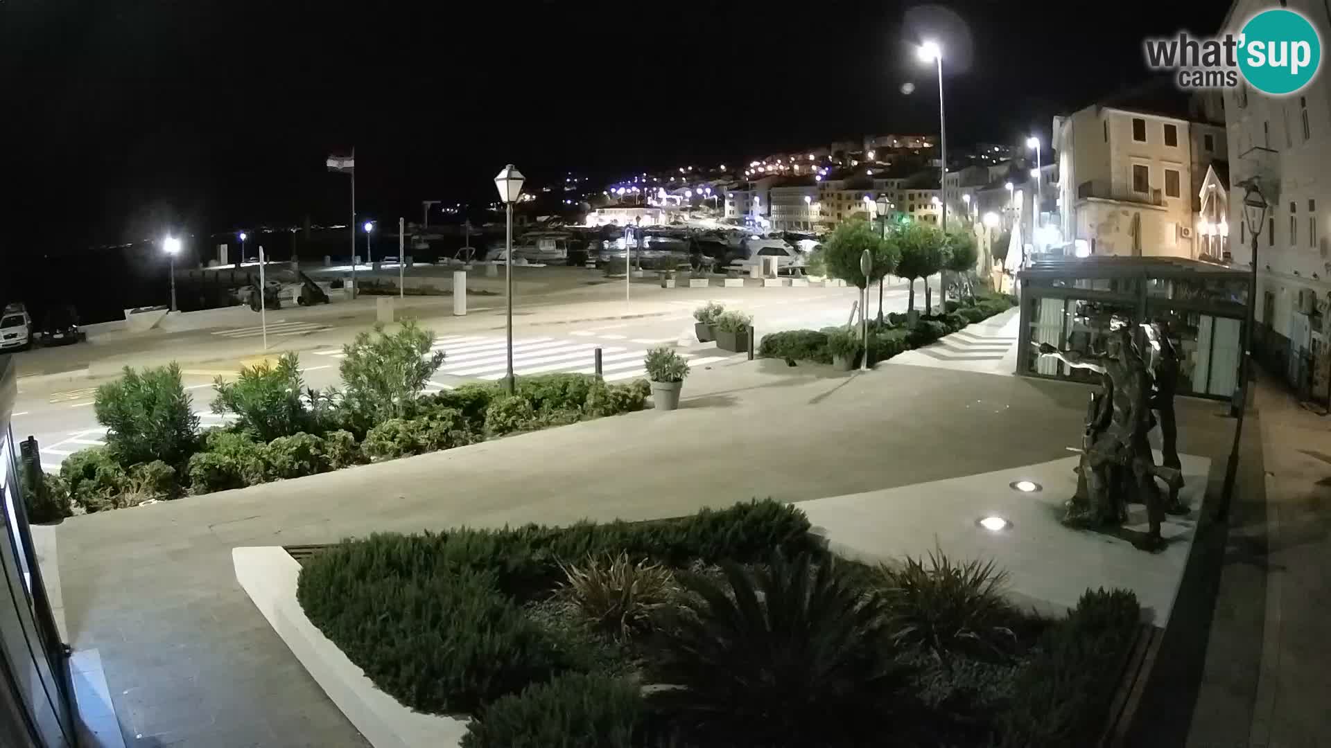 Live webcam Senj riva – seafront – Croatia