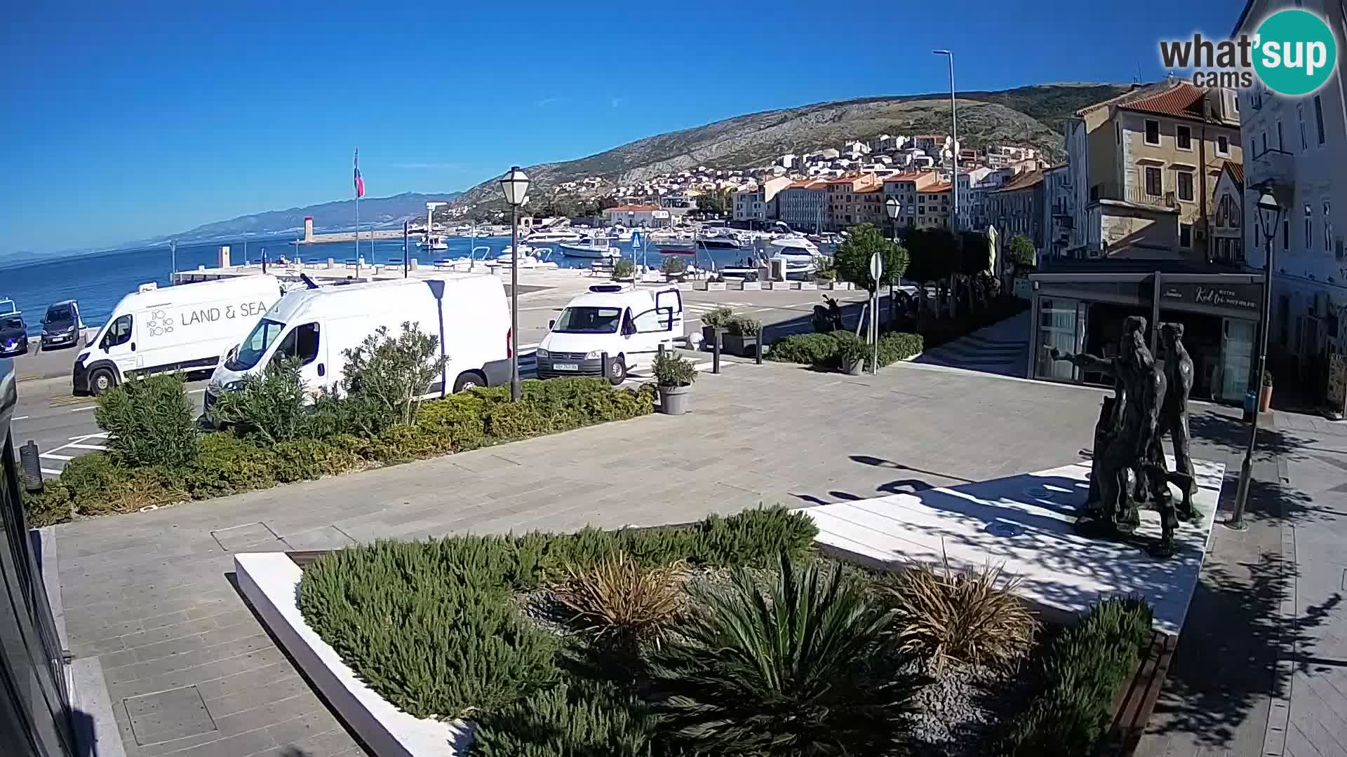 Live webcam Senj riva – seafront – Croatia