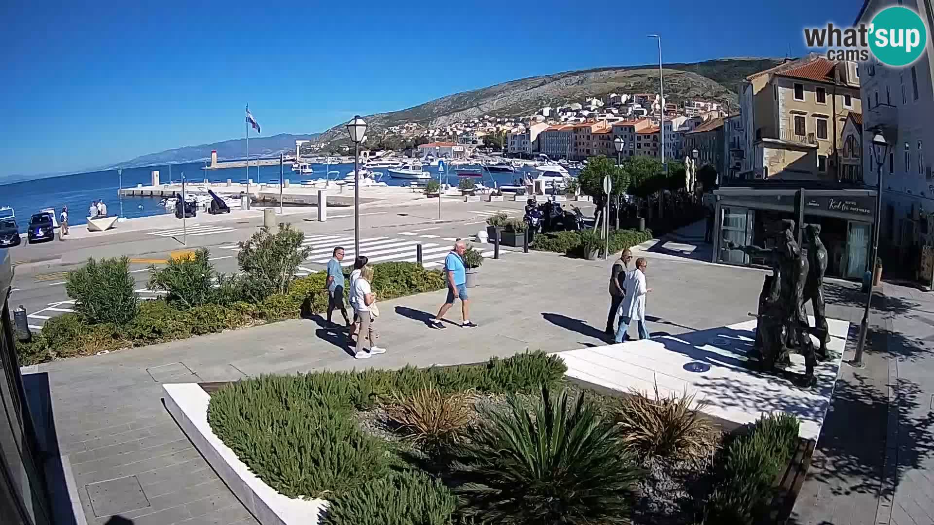 Live-Webcam Senj Riva – direkt am Meer – Kroatien