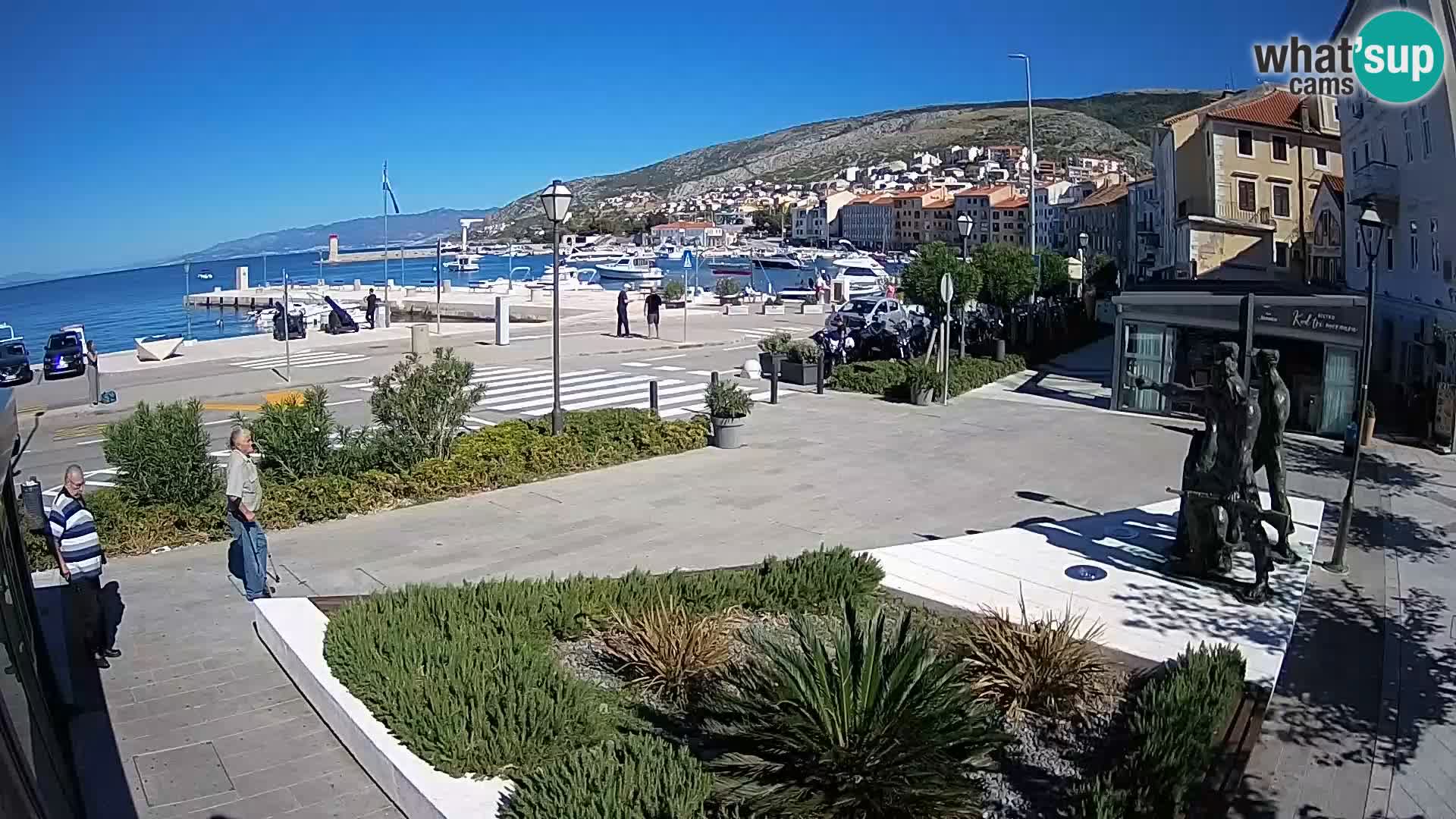Live webcam Senj riva – fronte mare